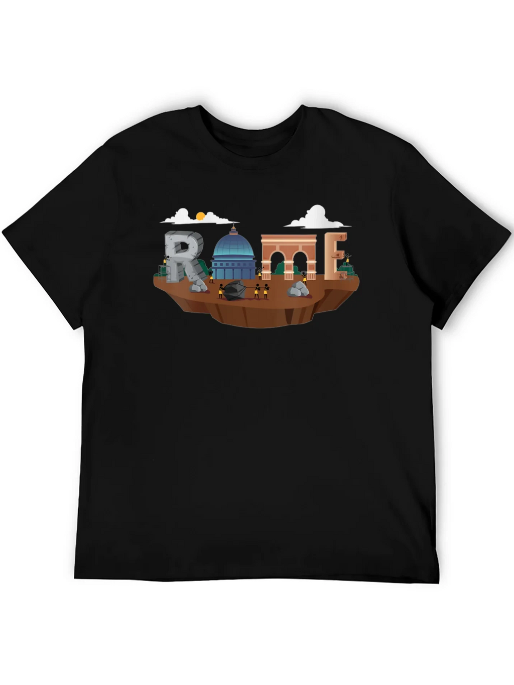 Rome Landmark Illustration T-Shirt product image 5
