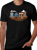 Rome Landmark Illustration T-Shirt product image 1