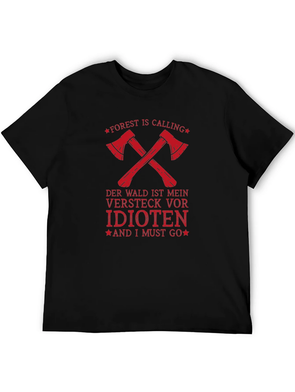 Forest Calling Mens Graphic T-Shirt product image 5