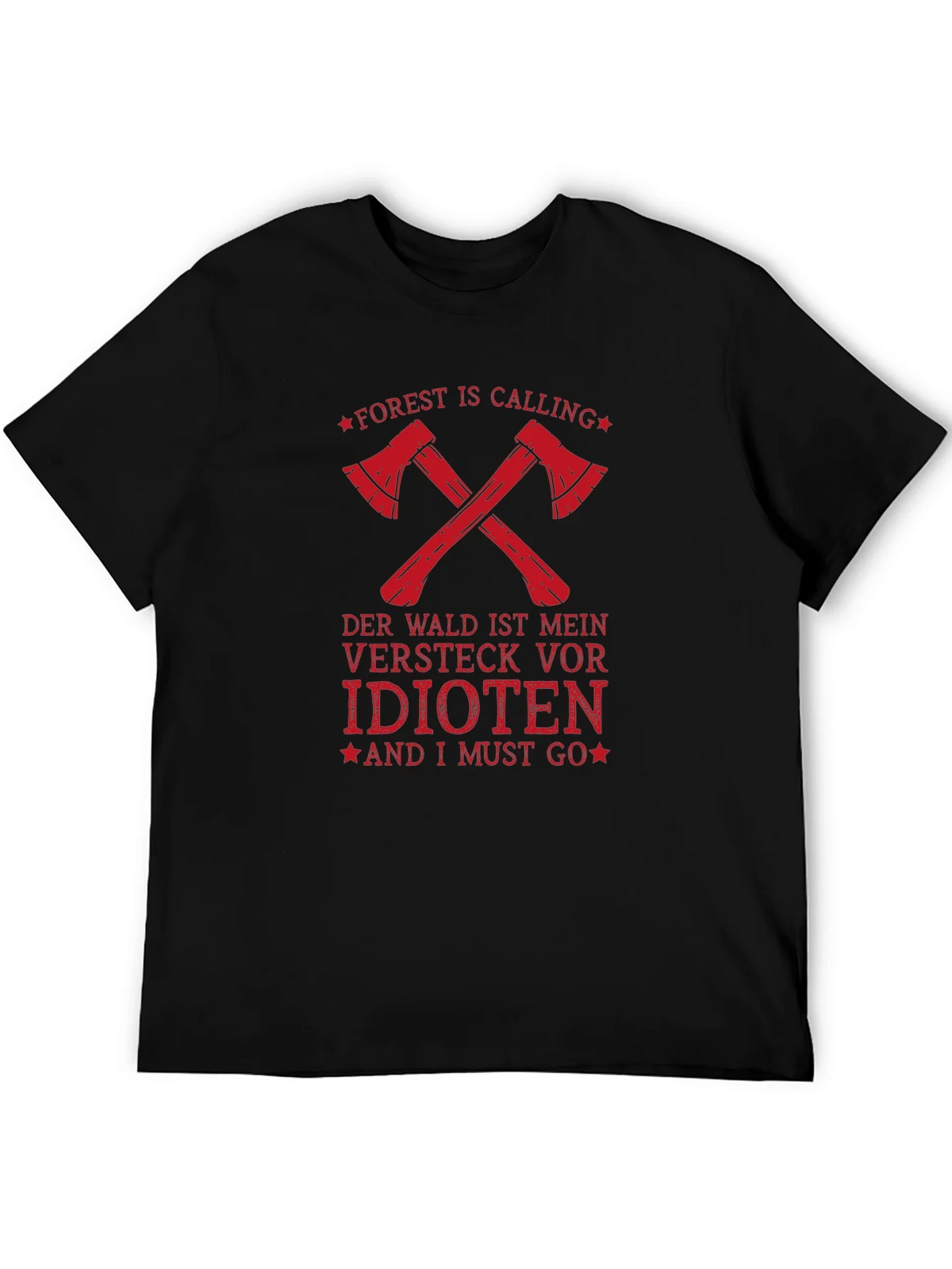 Forest Calling Mens Graphic T-Shirt product image 5