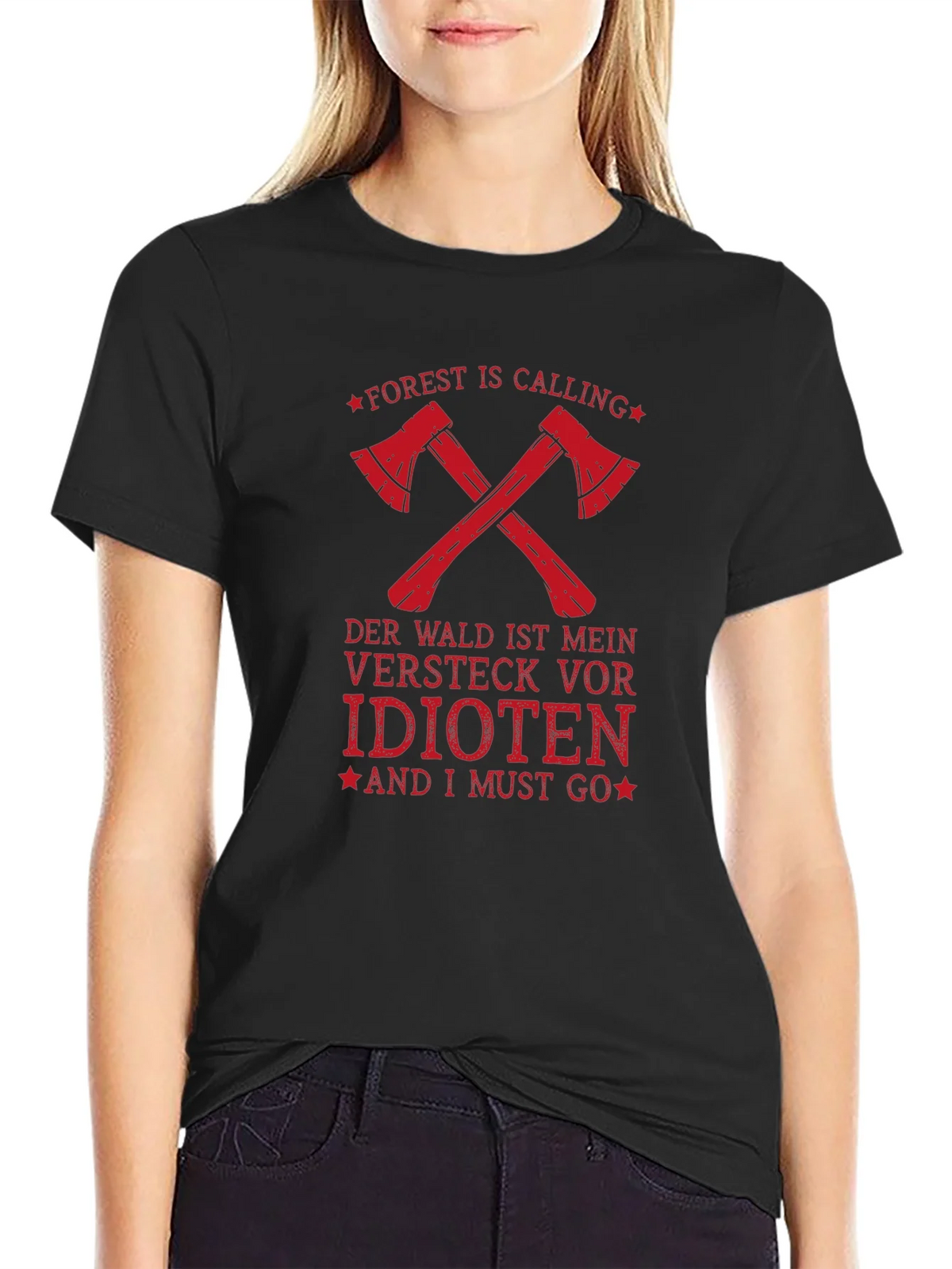 Forest Calling Mens Graphic T-Shirt product image 2