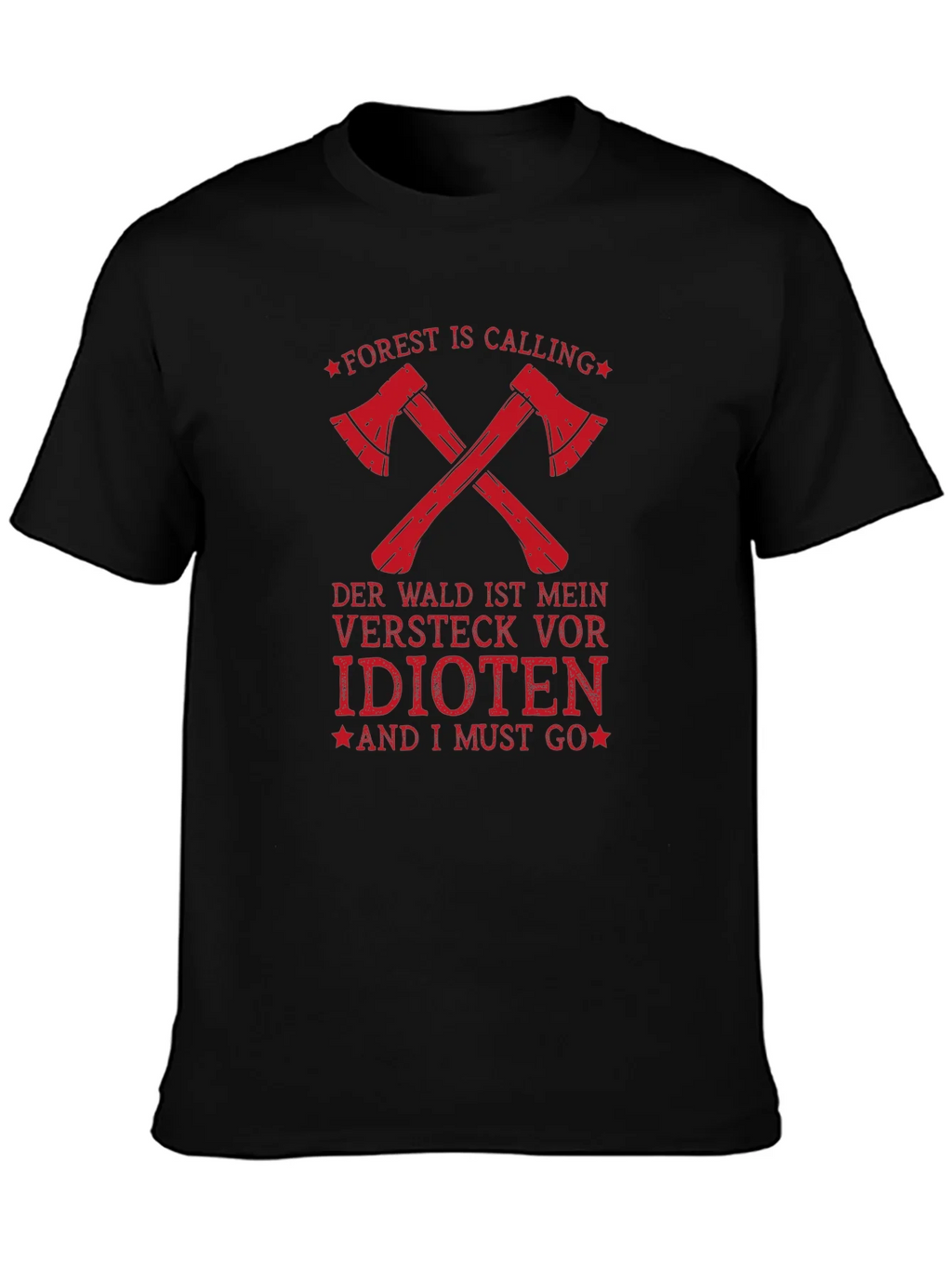 Forest Calling Mens Graphic T-Shirt product image 3