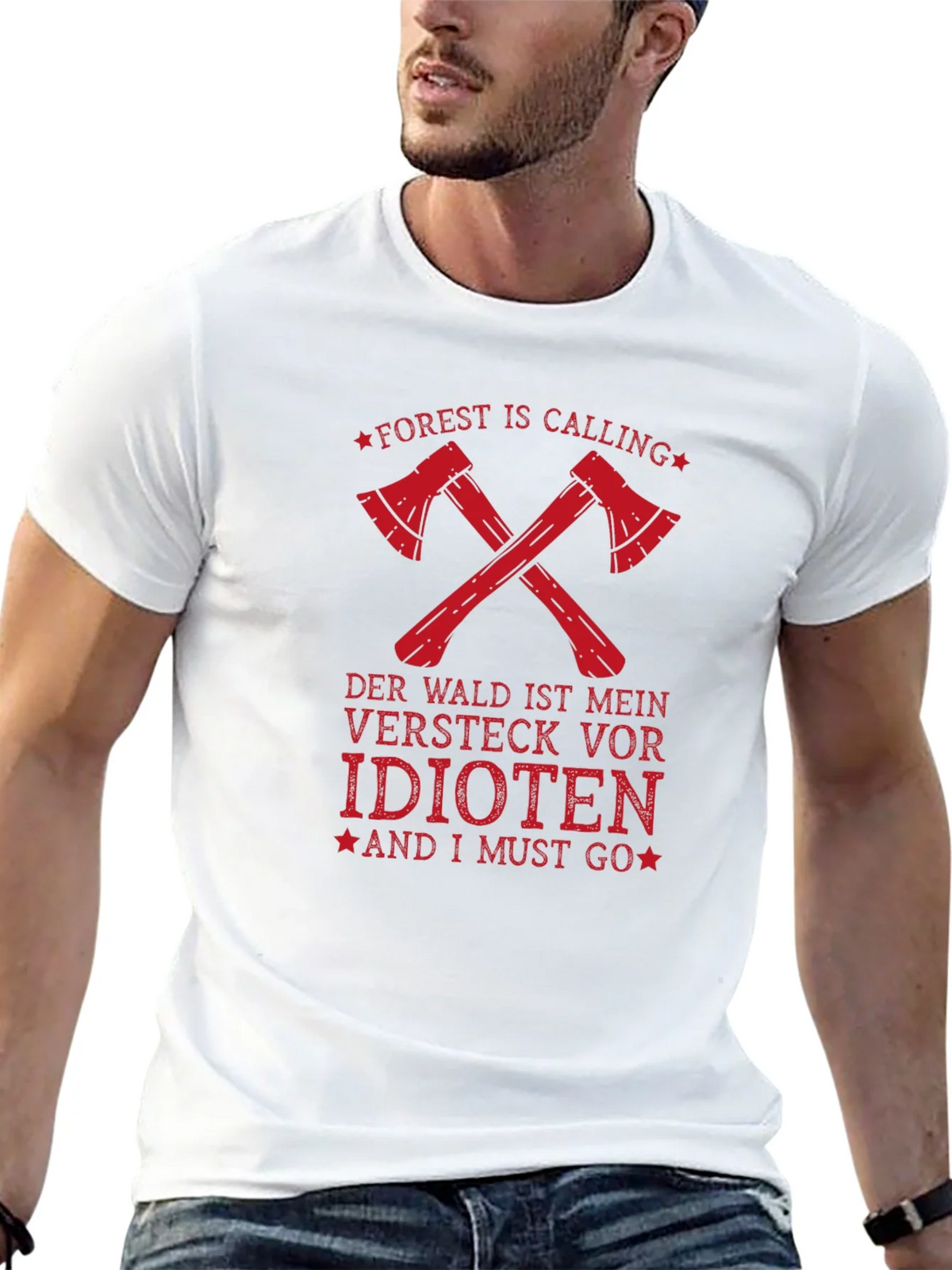 Forest Calling Mens Graphic T-Shirt product image 12