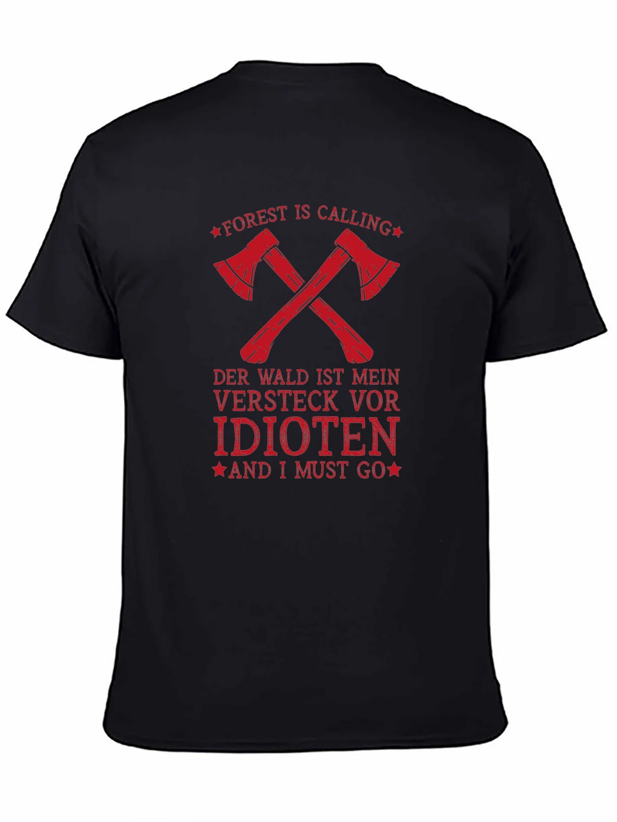 Forest Calling Mens Graphic T-Shirt product image 4