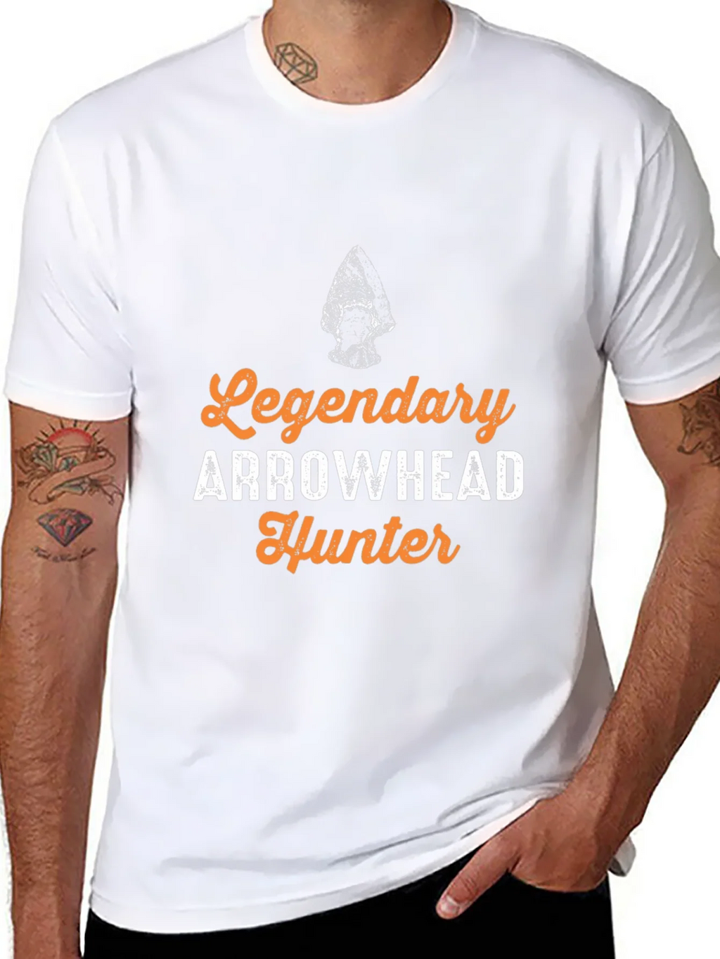 Legendary Arrowhead Hunter Graphic Tee - Black product image 7