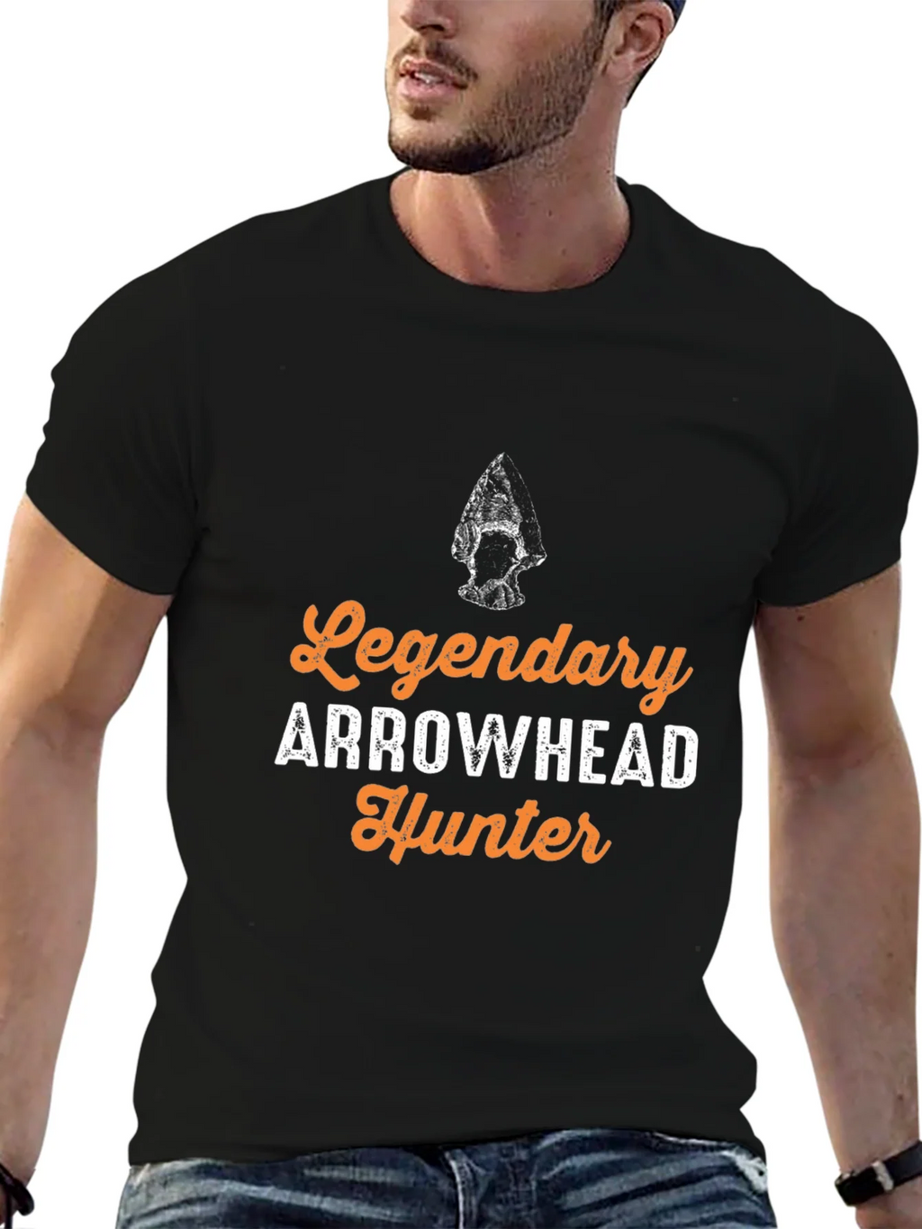 Legendary Arrowhead Hunter Graphic Tee - Black product image 6
