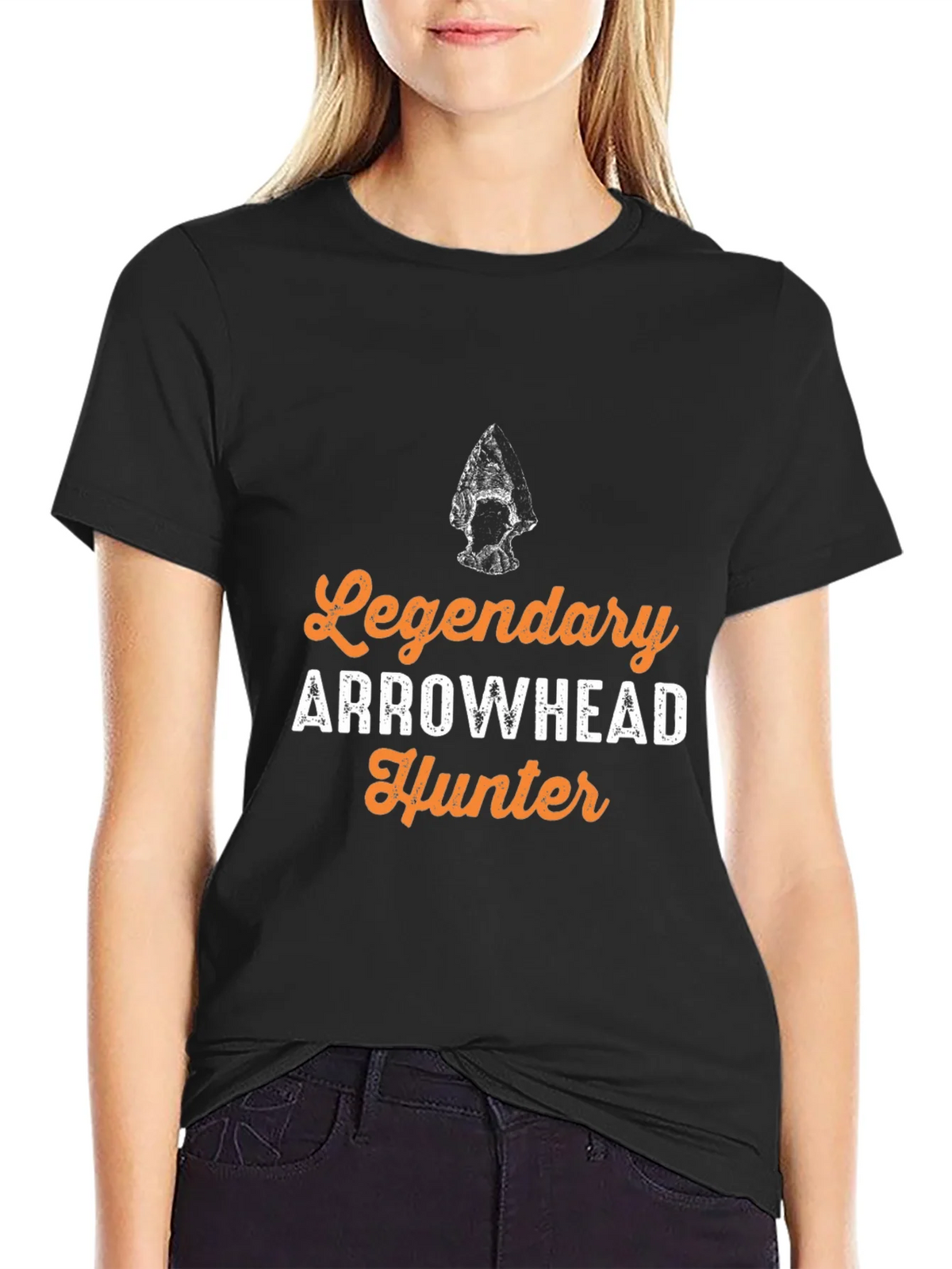 Legendary Arrowhead Hunter Graphic Tee - Black product image 2
