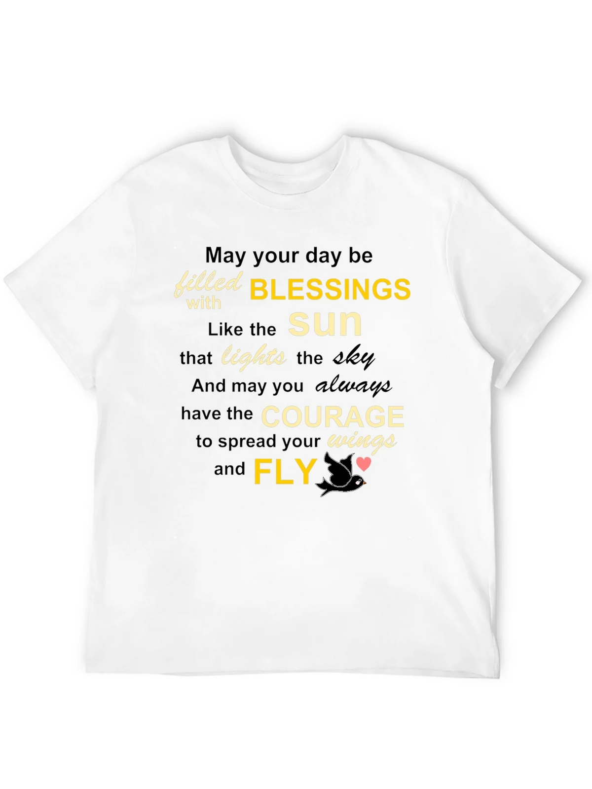 Inspirational Blessings T-Shirt - Courage and Fly product image 11