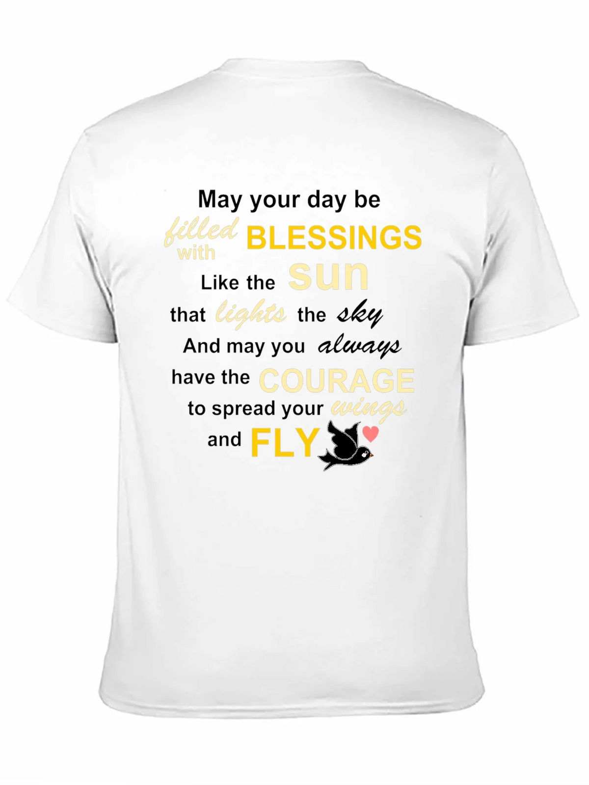 Inspirational Blessings T-Shirt - Courage and Fly product image 10