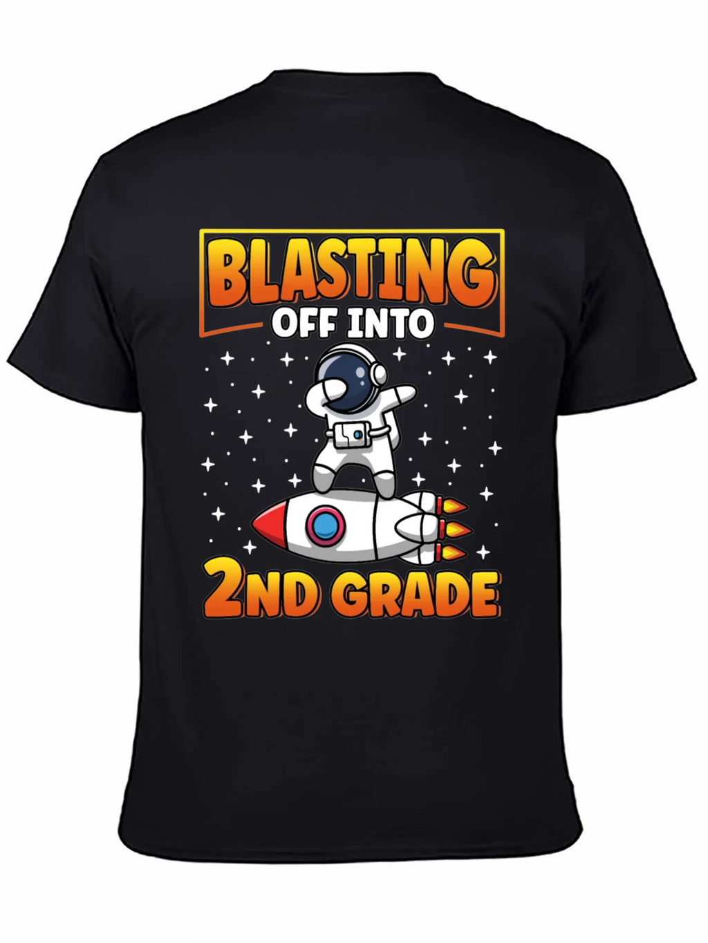 Blasting Off To 2nd Grade T-Shirt Astronaut Rocket product image 4