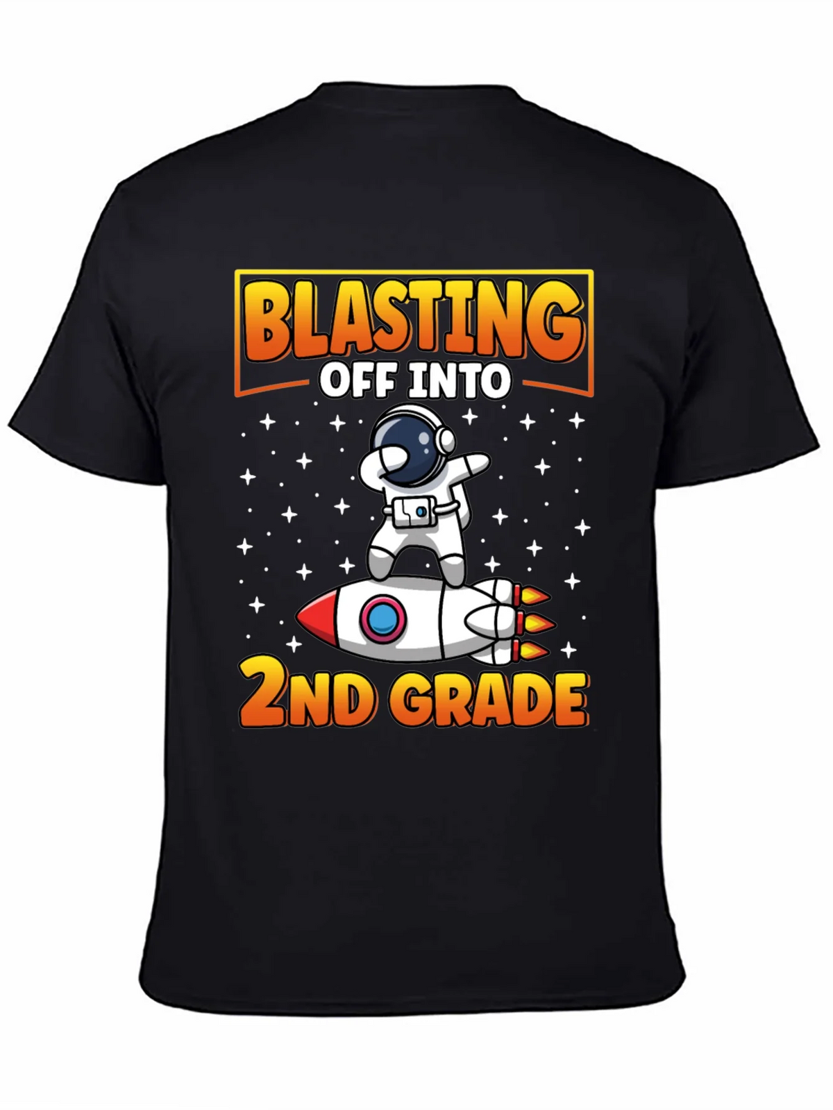 Blasting Off To 2nd Grade T-Shirt Astronaut Rocket product image 4