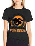 Life Would Be So Boring Corn Snake Graphic Tee product image 1