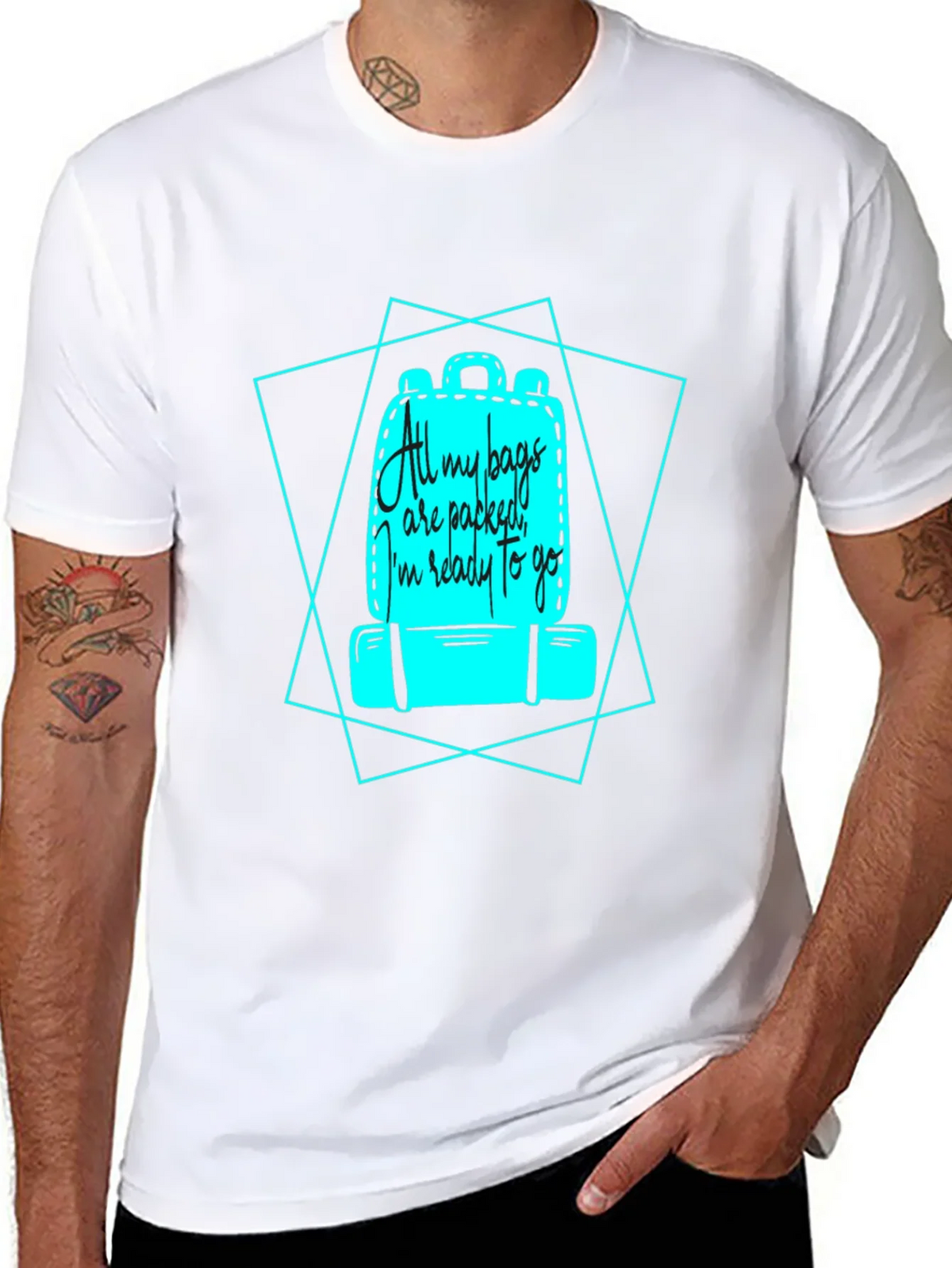 All My Bags Are Packed Travel T-Shirt