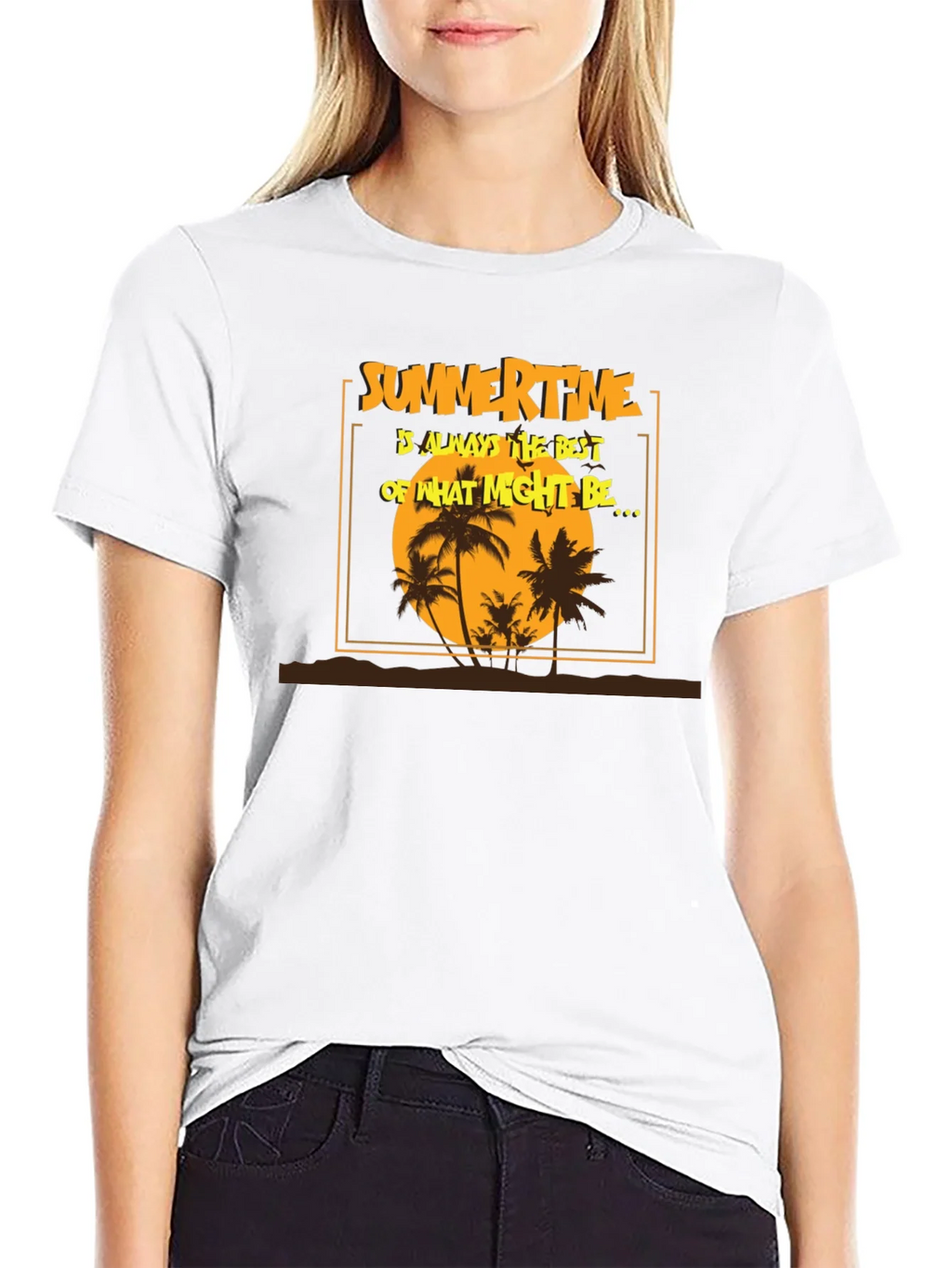 Summertime T-Shirt - Tropical Beach Design product image 8
