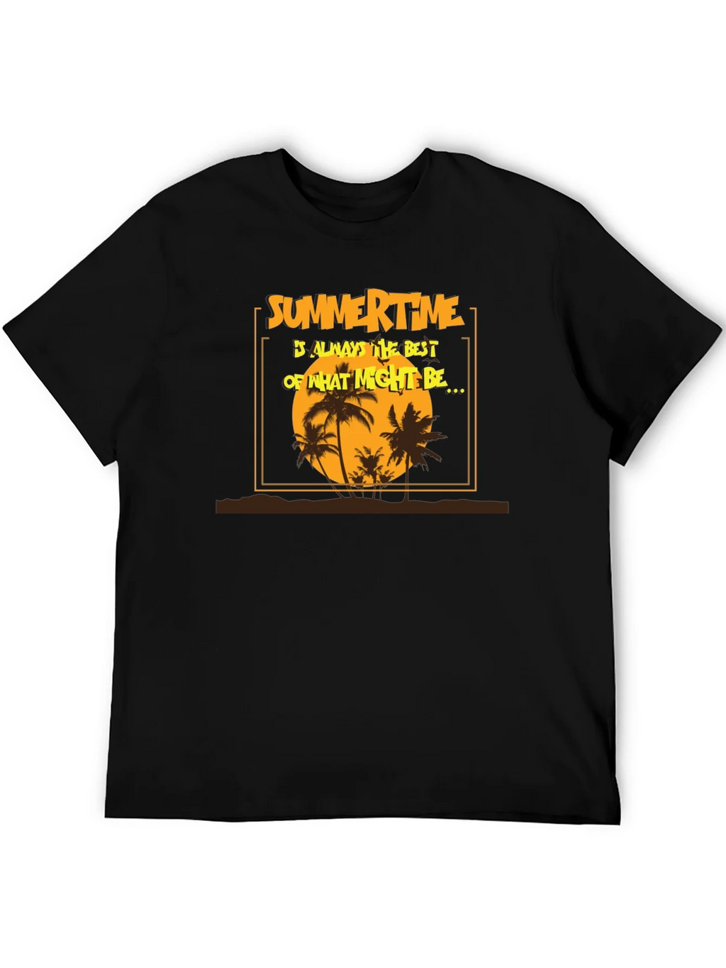 Summertime T-Shirt - Tropical Beach Design product image 5