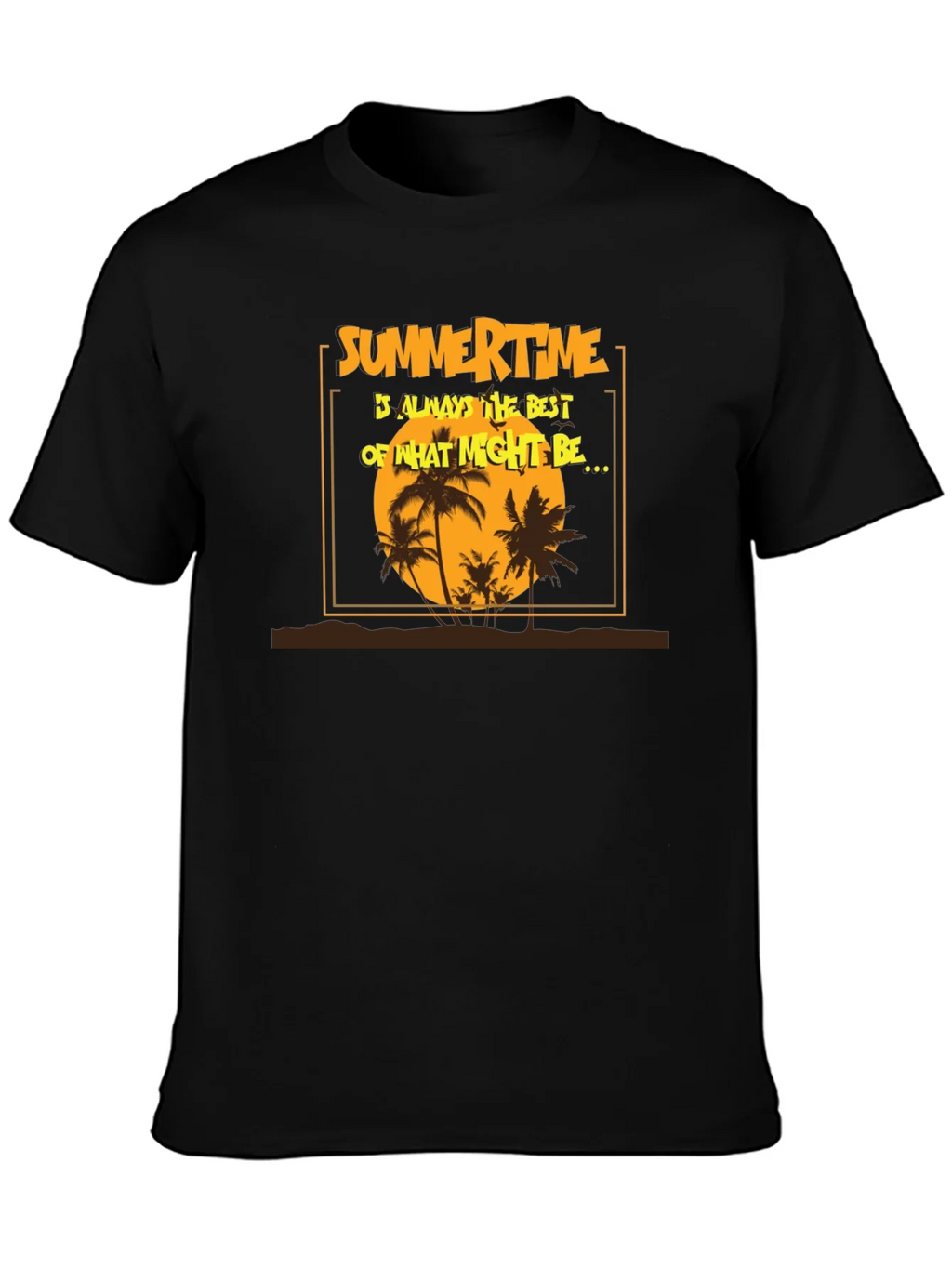 Summertime T-Shirt - Tropical Beach Design product image 3