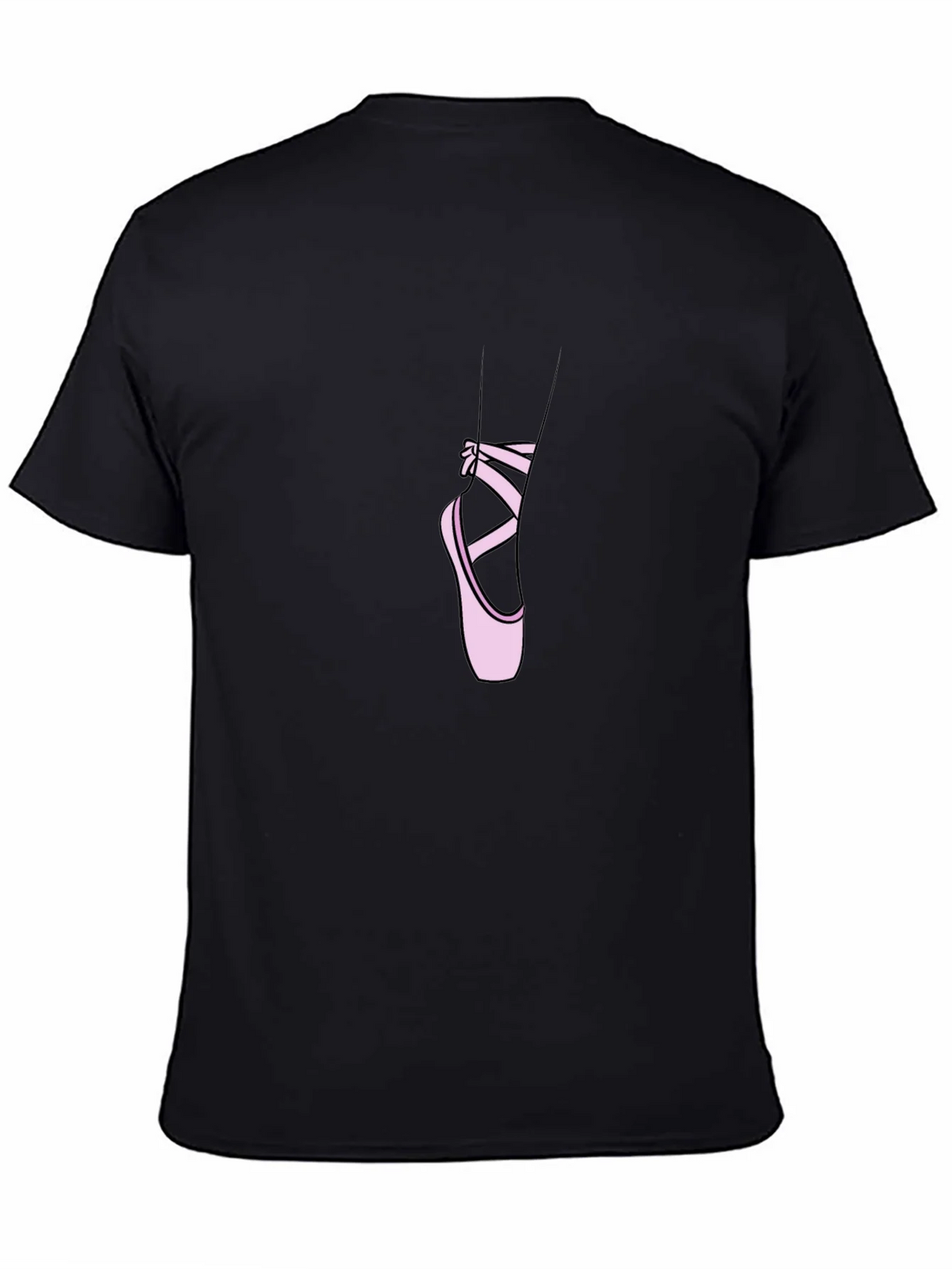 Ballet Shoe Graphic Tee - Stylish Dancer T-Shirt