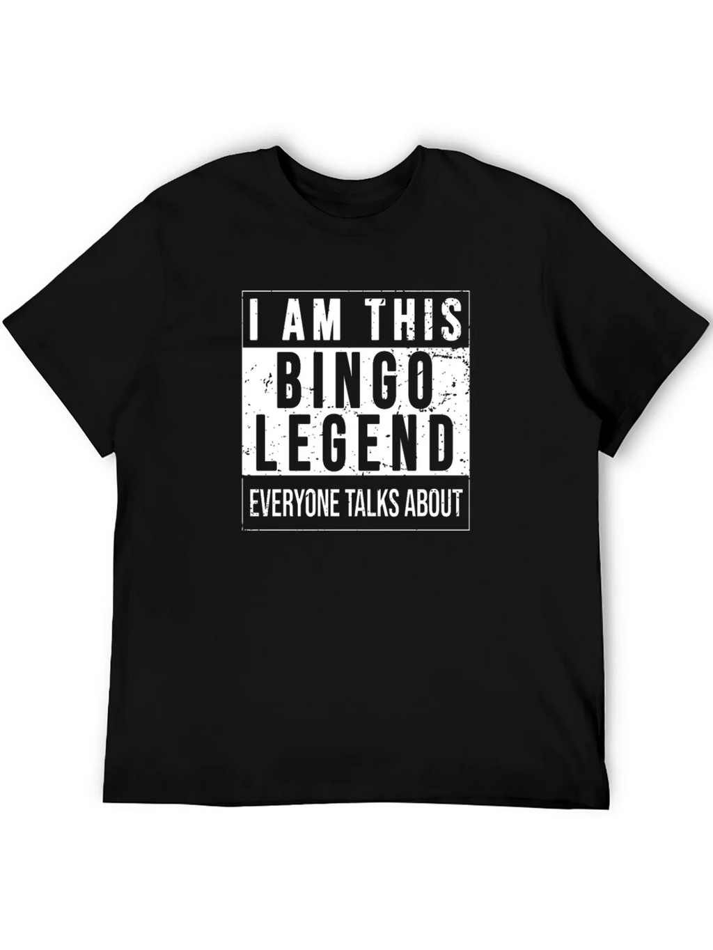 Bingo Legend Graphic T-Shirt - Black product image 2