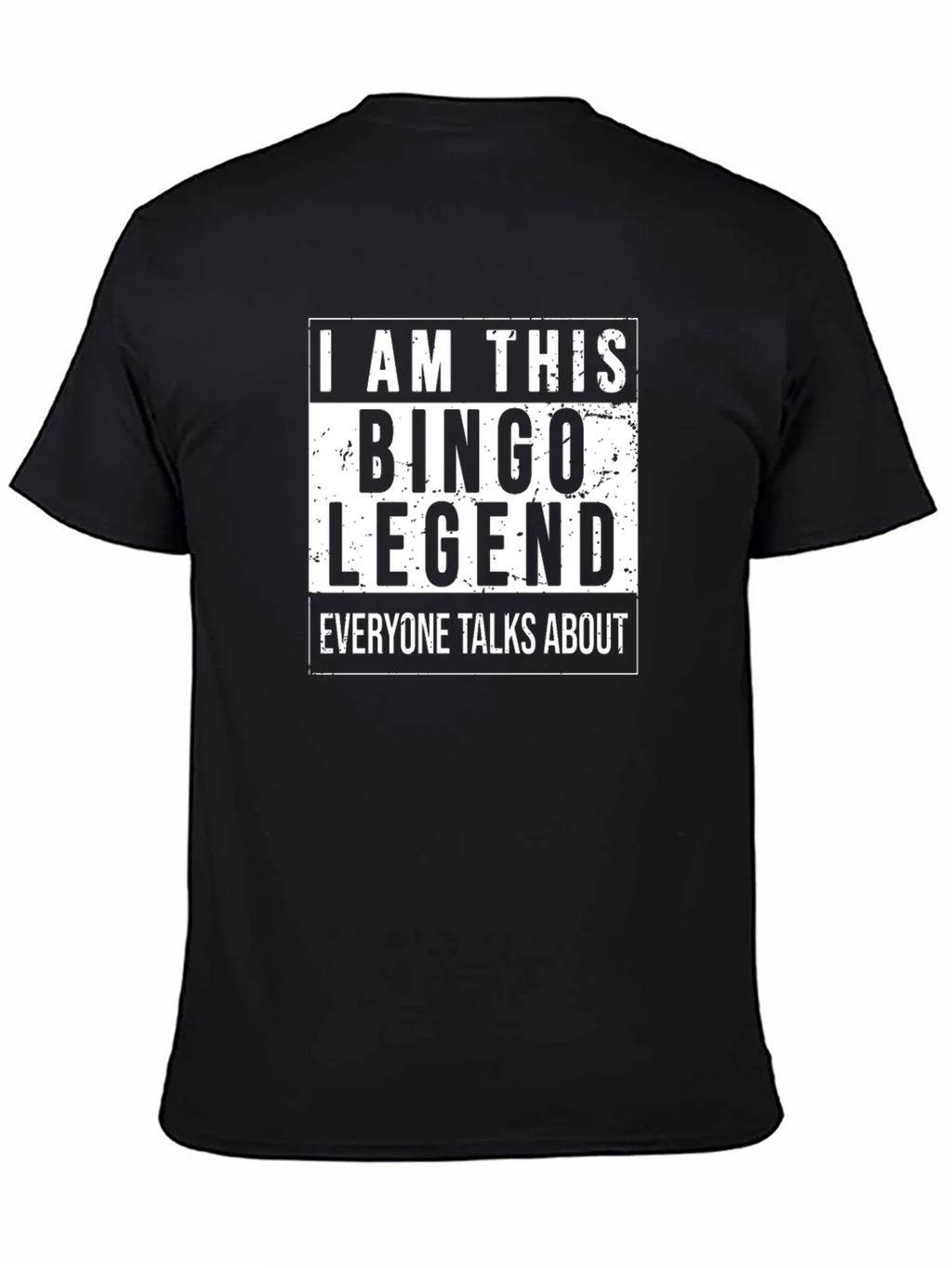 Bingo Legend Graphic T-Shirt - Black product image 1