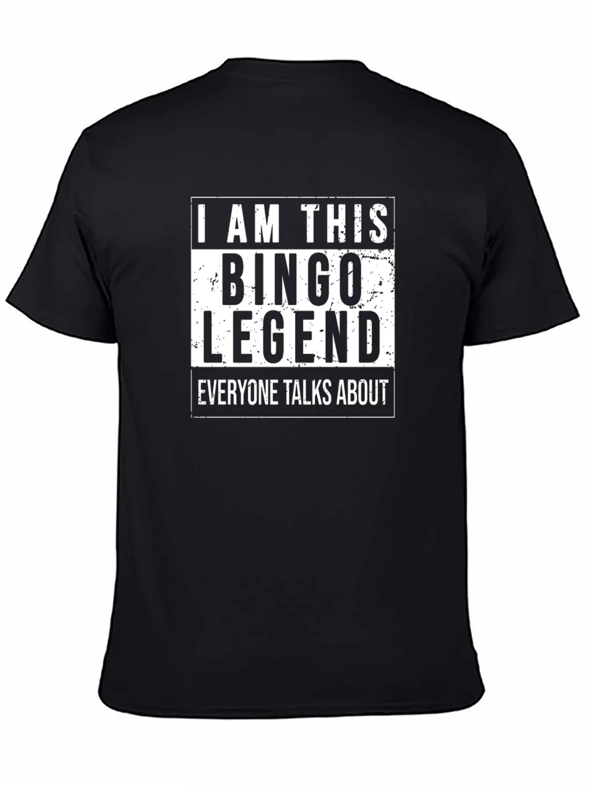 Bingo Legend Graphic T-Shirt - Black product image 1