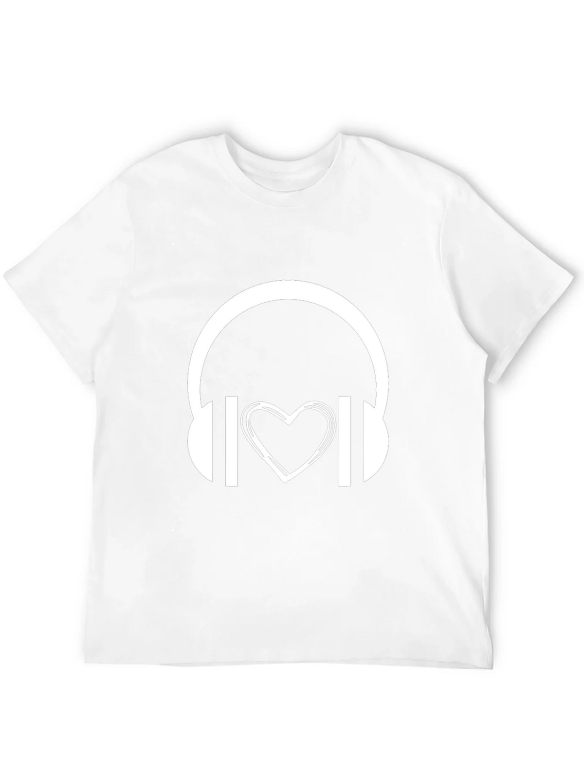 Music Lover Graphic Tee - Headphones Heart product image 9