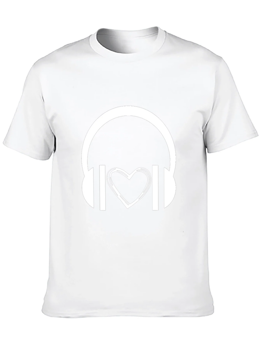Music Lover Graphic Tee - Headphones Heart product image 8