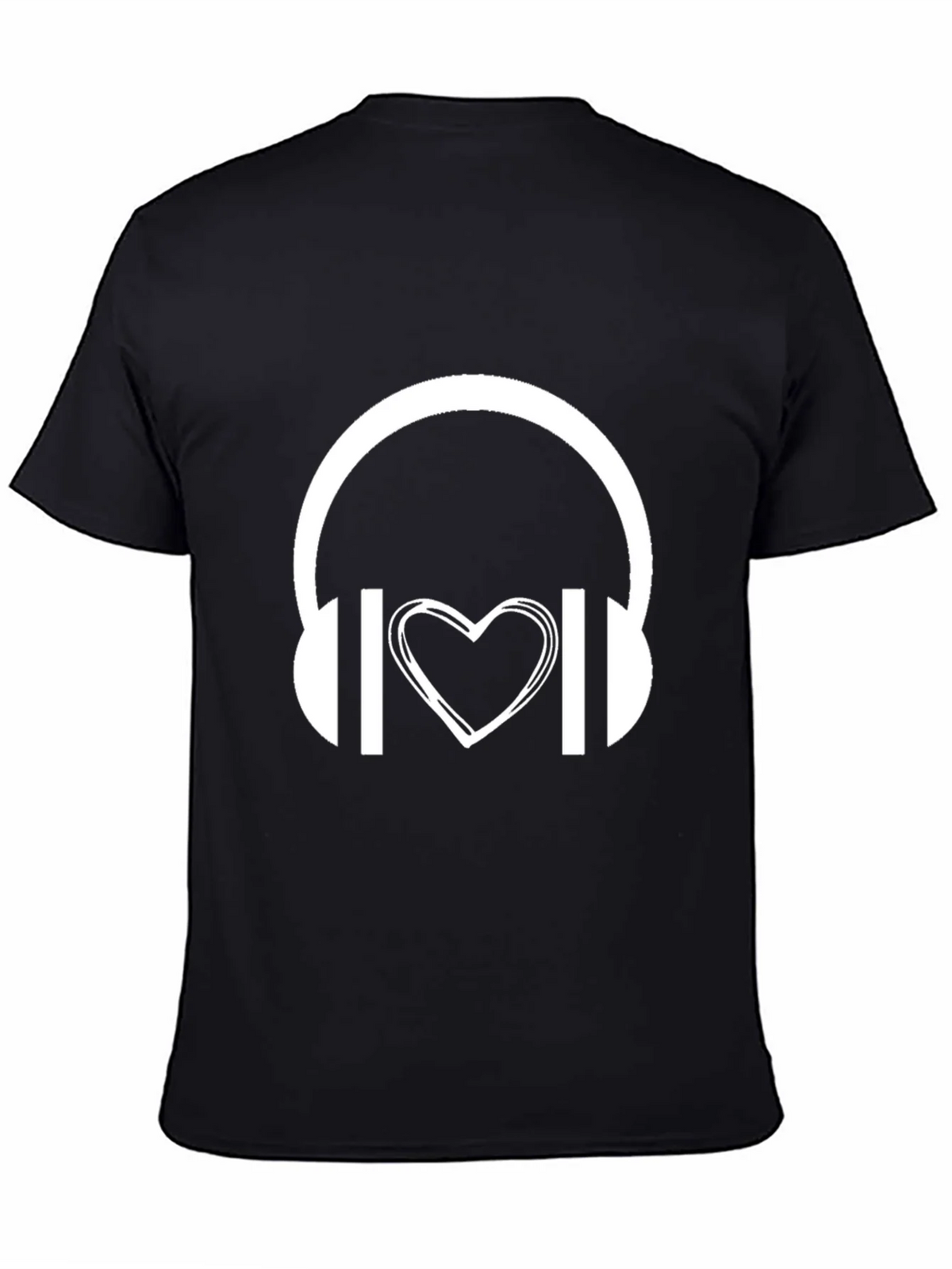 Music Lover Graphic Tee - Headphones Heart product image 4