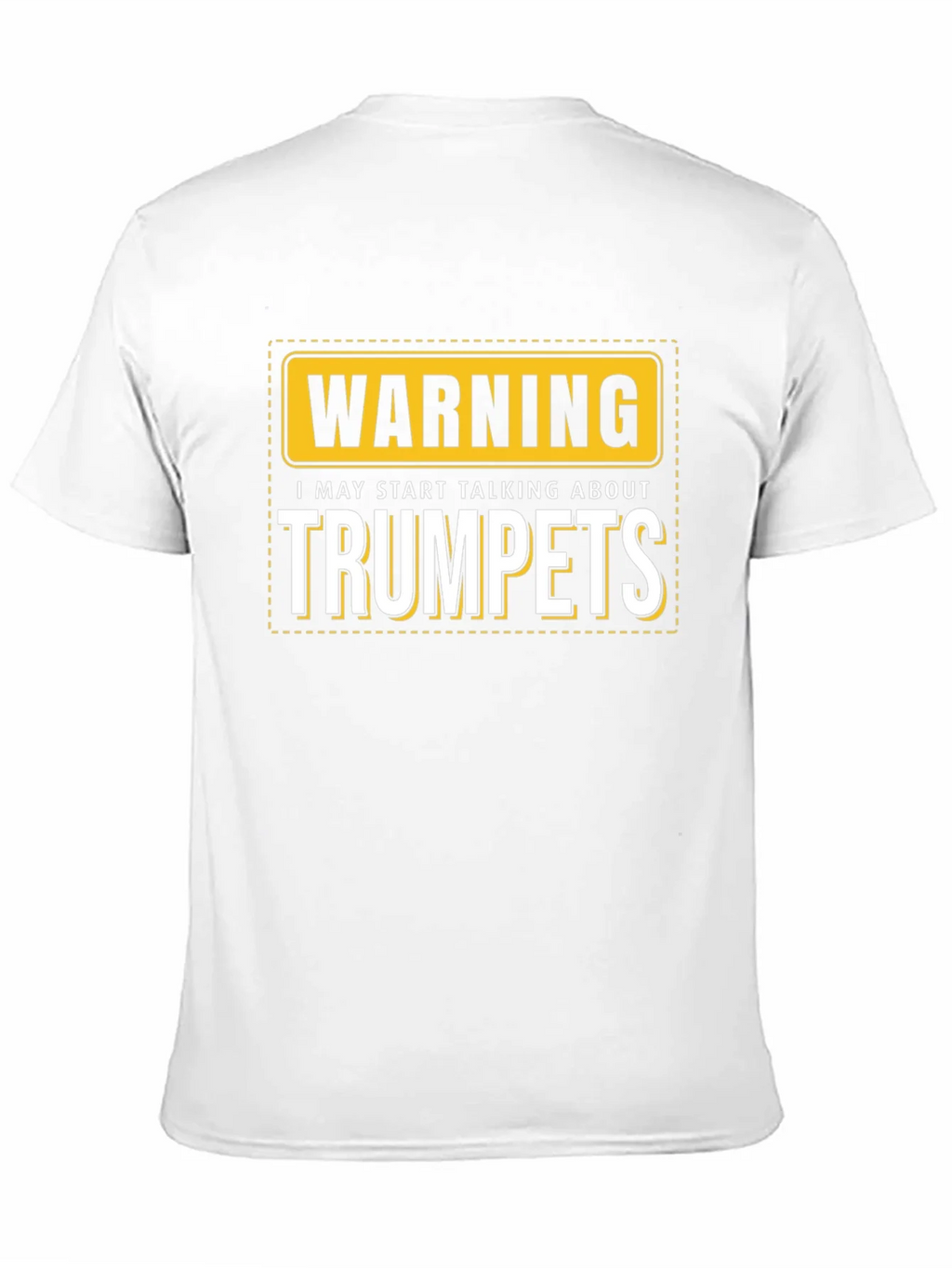 Warning: May Start Talking About Trumpets Black T-Shirt product image 9