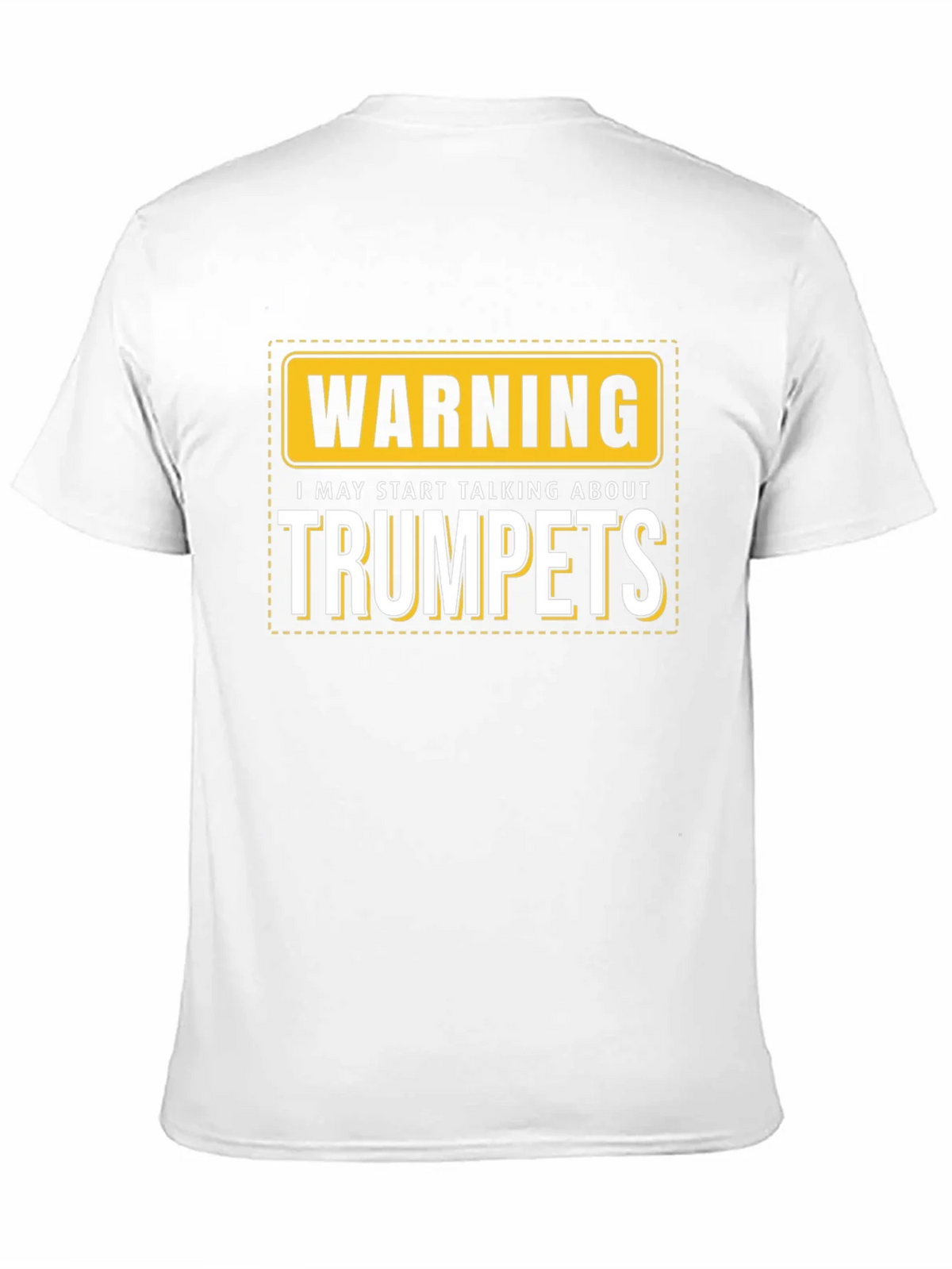 Warning: May Start Talking About Trumpets Black T-Shirt product image 9