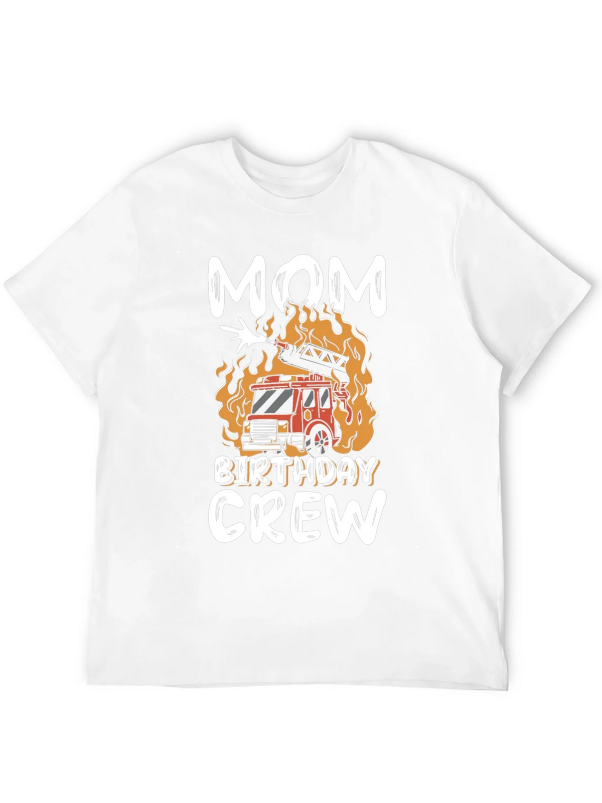 Mom Birthday Crew Firetruck T-Shirt product image 11
