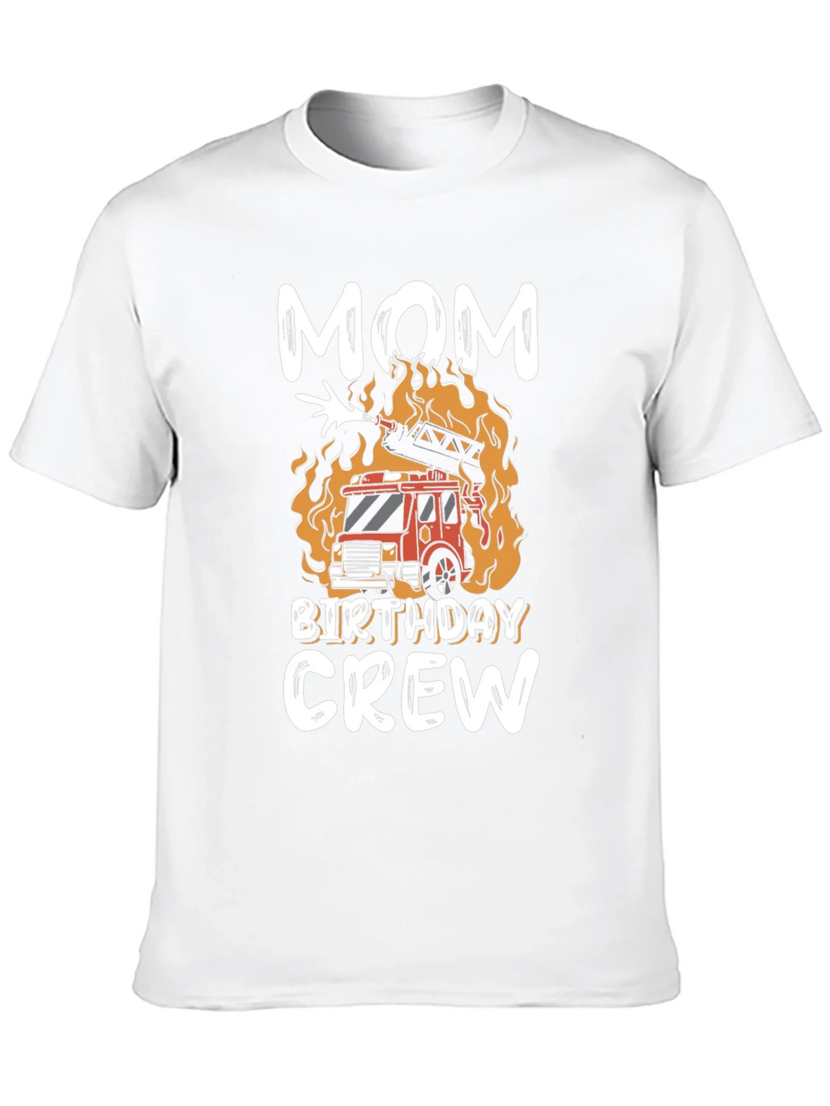 Mom Birthday Crew Firetruck T-Shirt product image 9