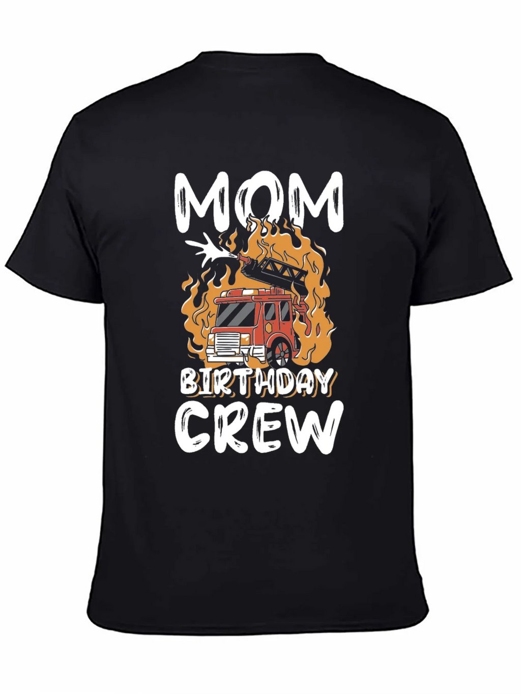 Mom Birthday Crew Firetruck T-Shirt product image 4