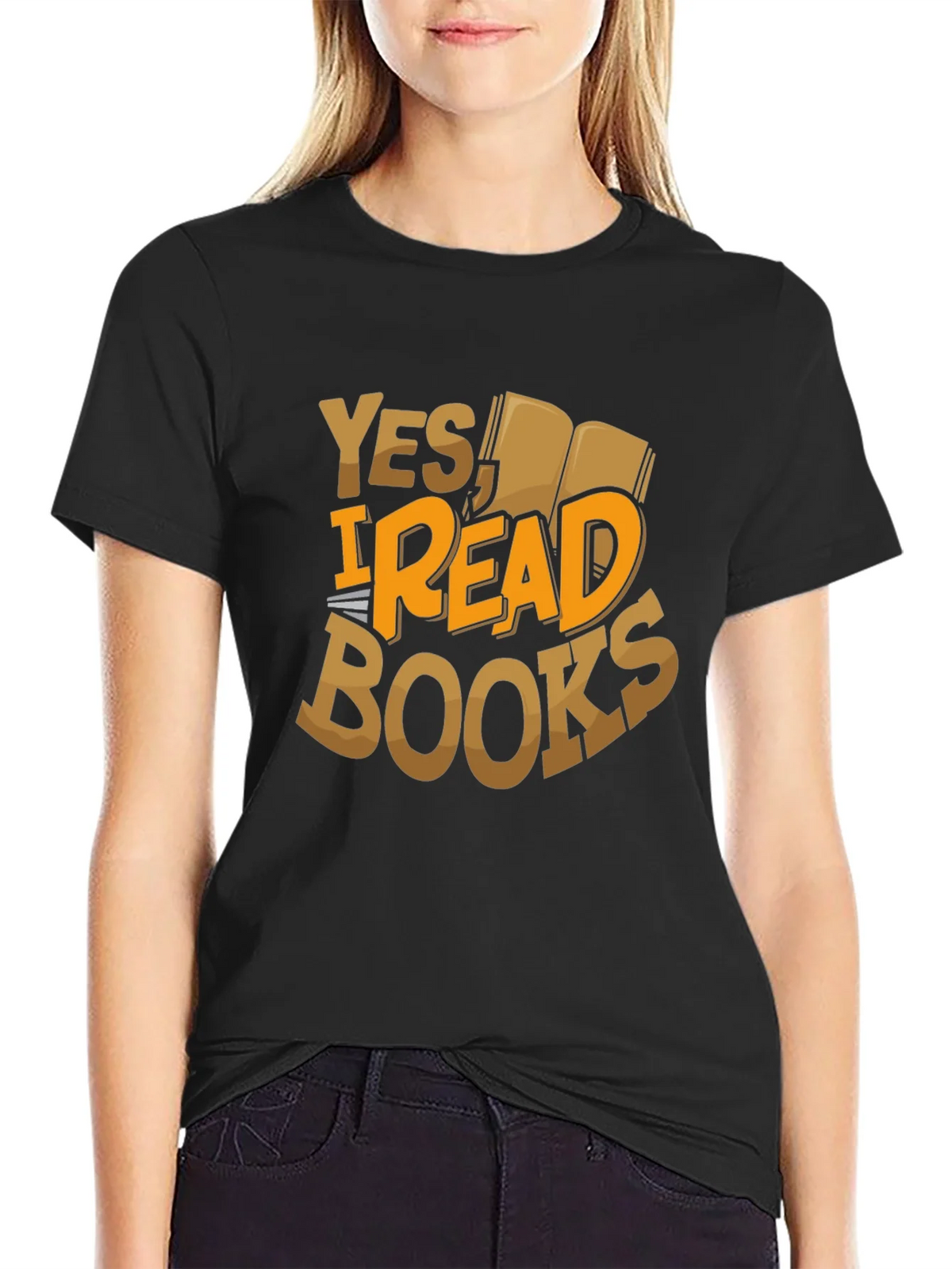 Yes I Read Books T-Shirt - Book Lover Tee product image 2