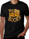 Yes I Read Books T-Shirt - Book Lover Tee product image 1
