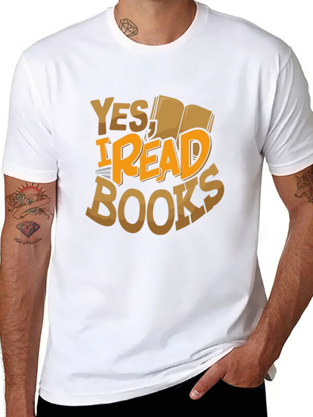 Yes I Read Books T-Shirt - Book Lover Tee product image 7