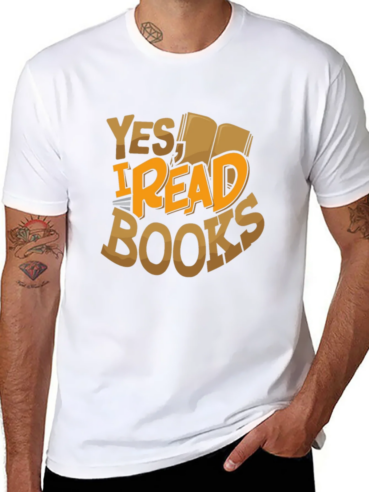 Yes I Read Books T-Shirt - Book Lover Tee product image 7
