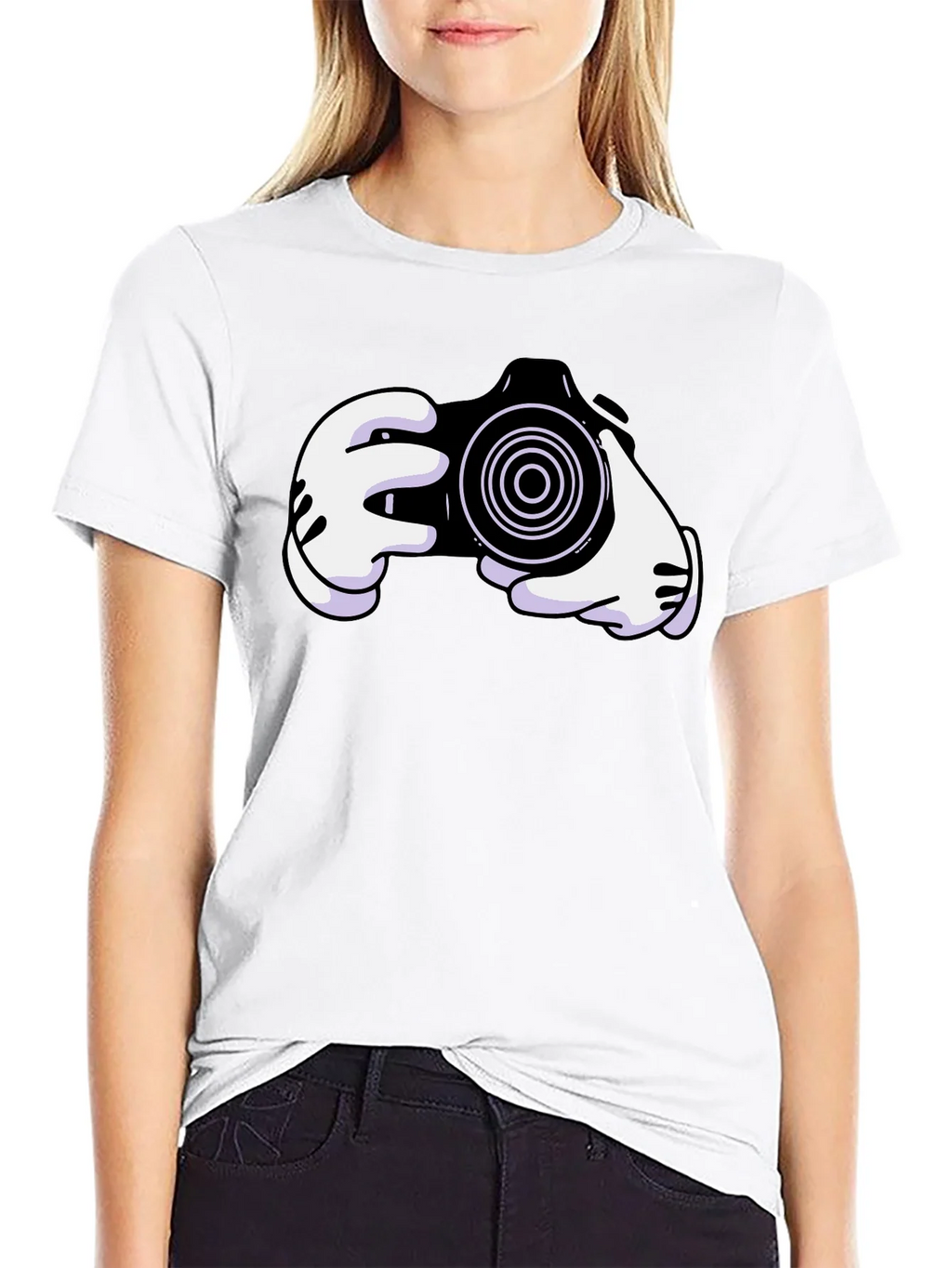 Cartoon Camera Graphic Tee product image 8