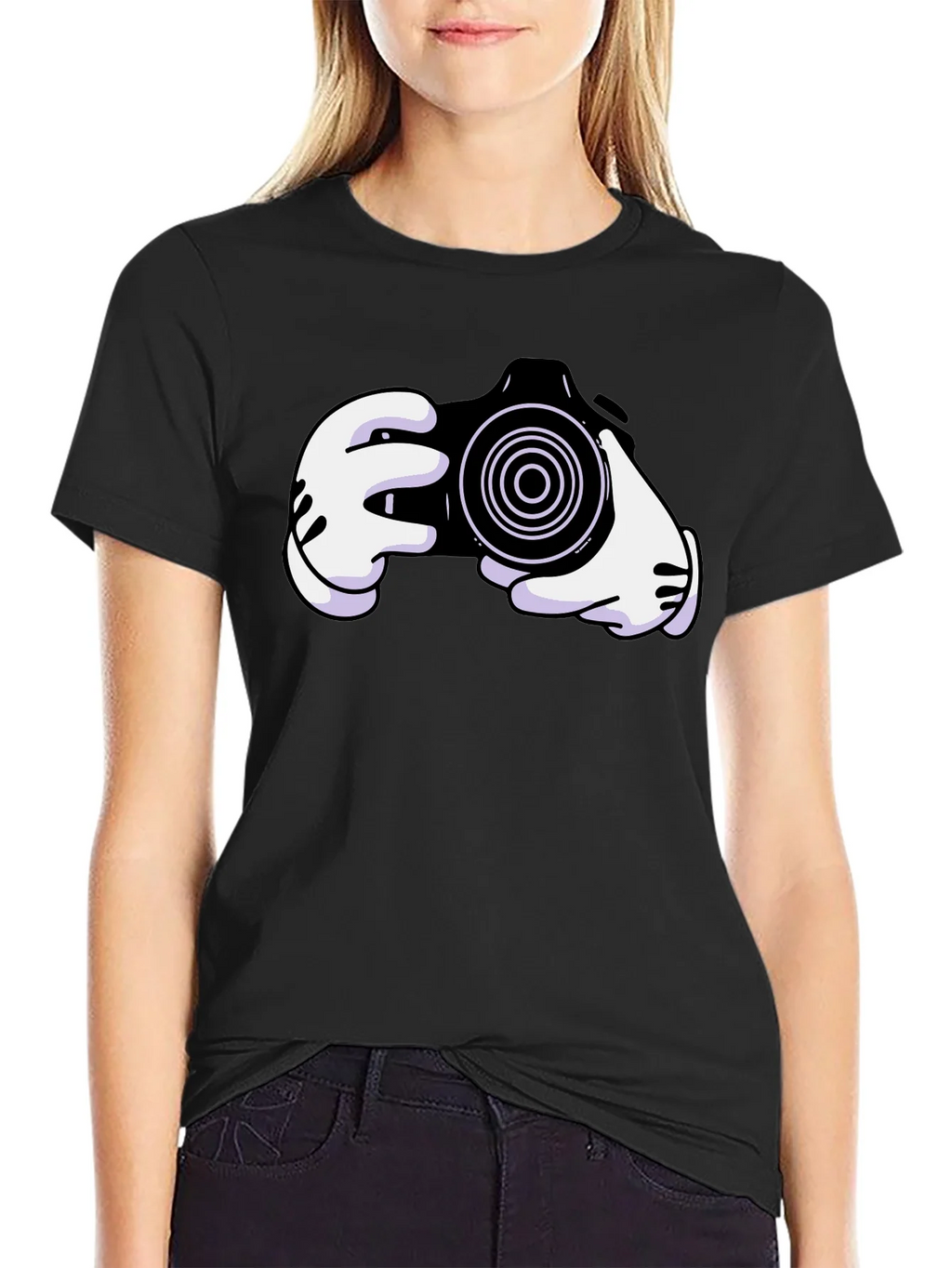 Cartoon Camera Graphic Tee product image 2