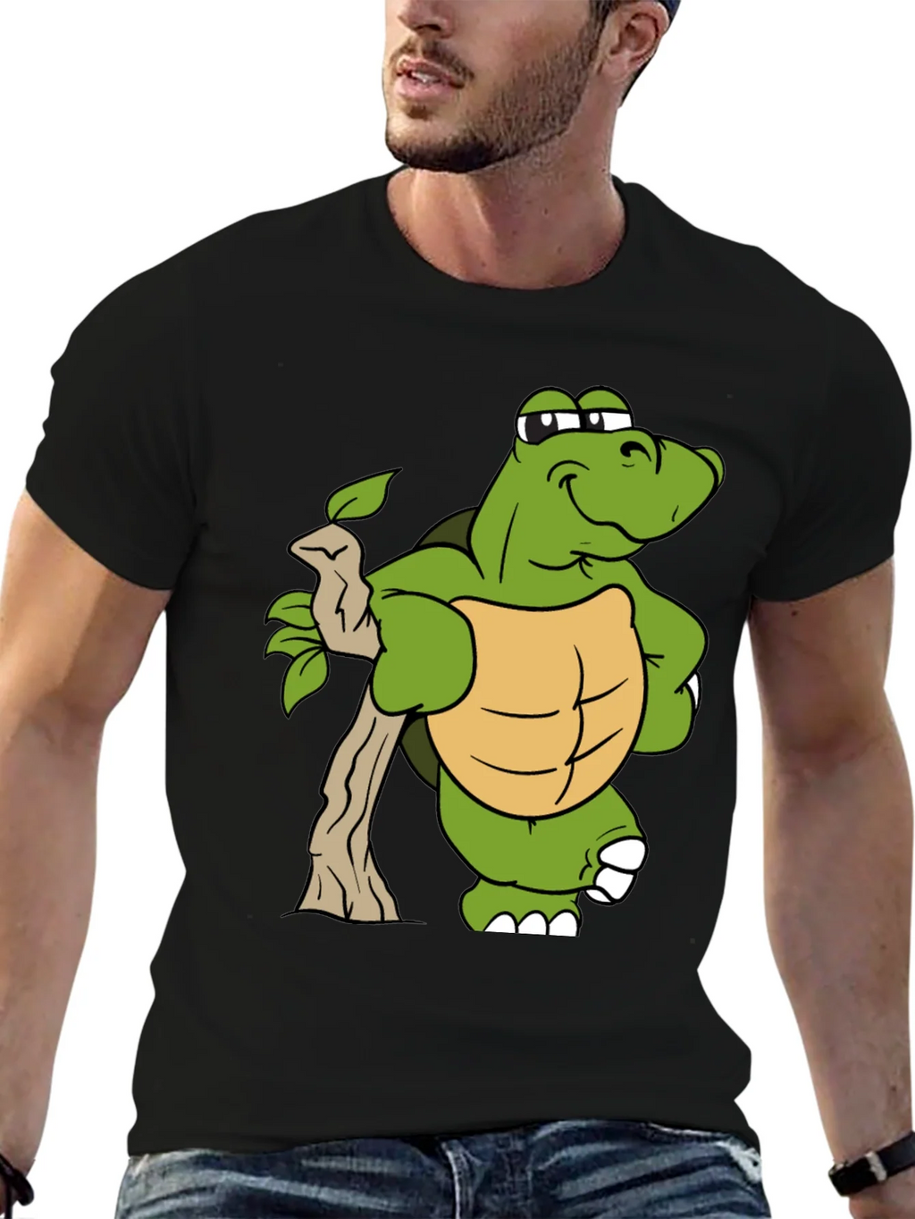 Cartoon Turtle Graphic T-Shirt product image 4