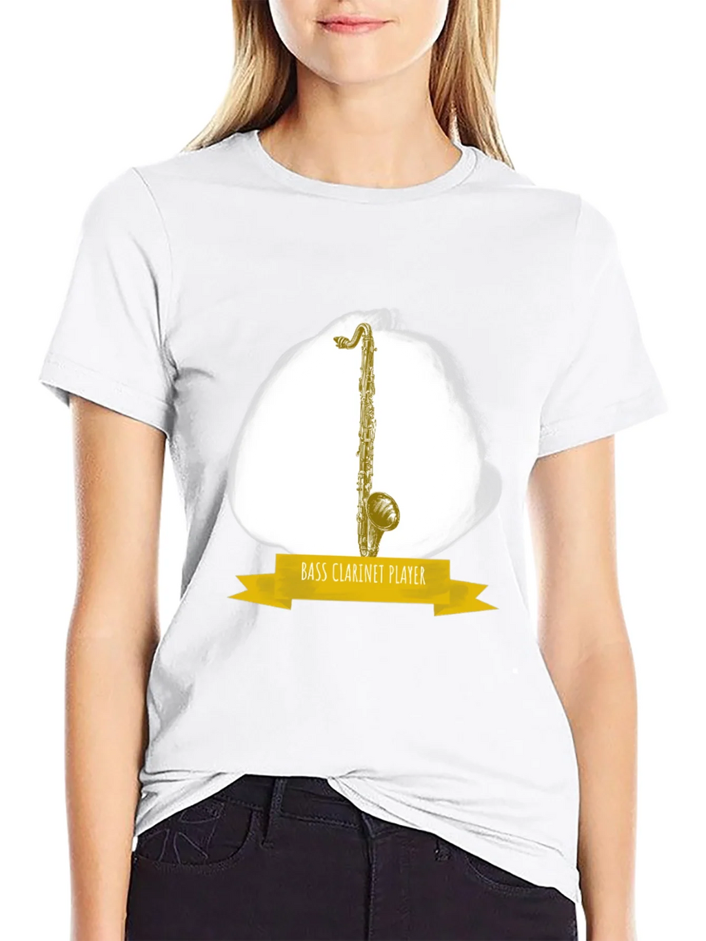Bass Clarinet Player Graphic T-Shirt - Music Lover Tee product image 8