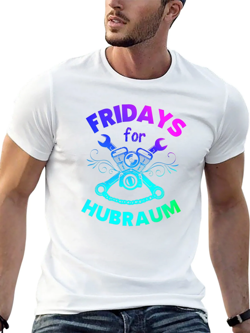 Fridays for Hubraum T-Shirt Mechanic Funny Car Shirt product image 8