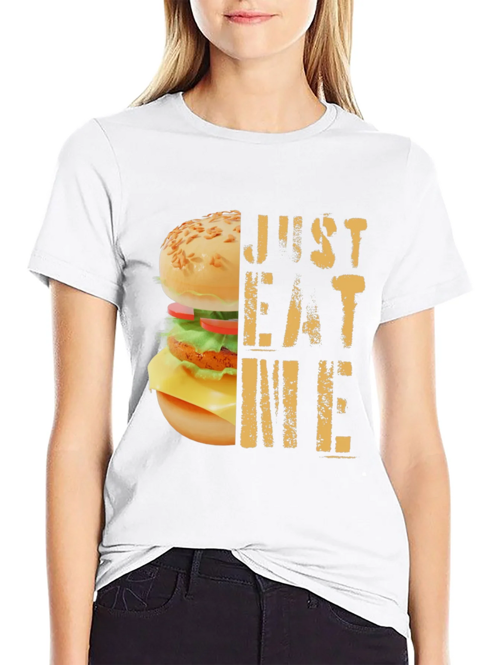 Just Eat Me Burger Graphic T-Shirt product image 8
