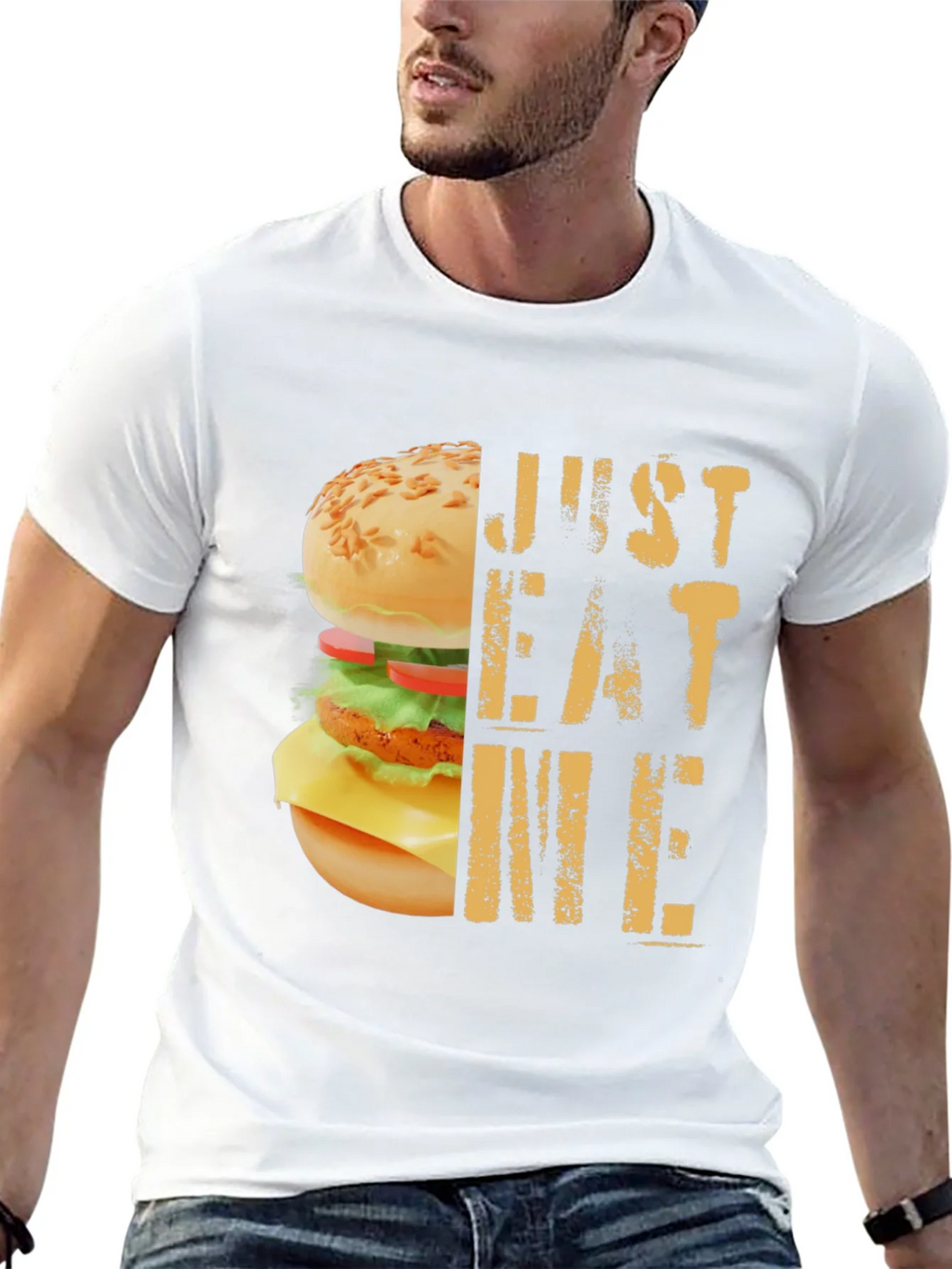 Just Eat Me Burger Graphic T-Shirt product image 12