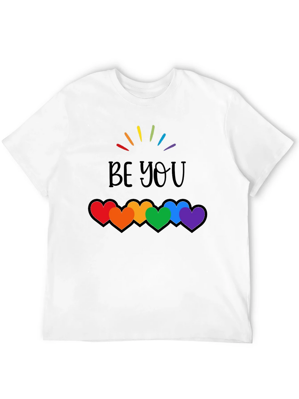 Be You Rainbow Hearts Pride T-Shirt product image 11