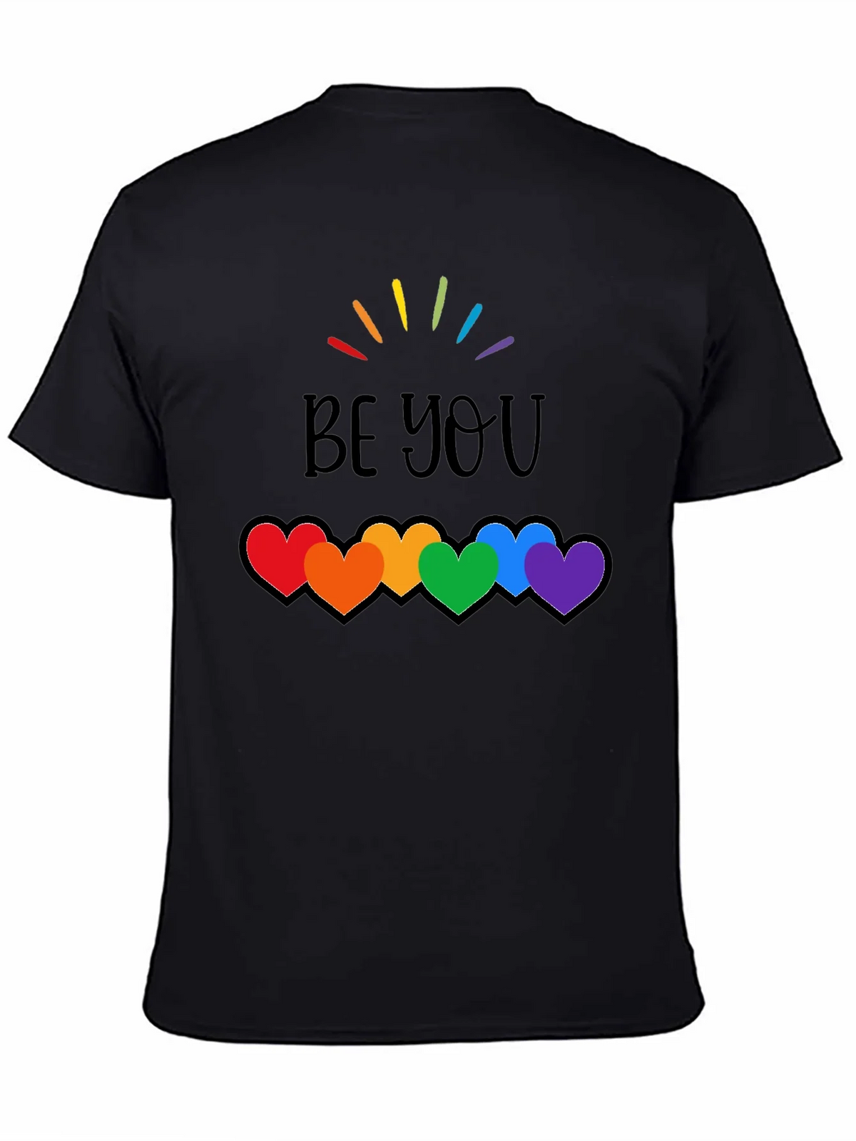 Be You Rainbow Hearts Pride T-Shirt product image 4