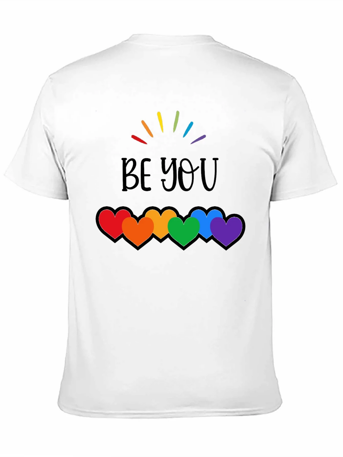 Be You Rainbow Hearts Pride T-Shirt product image 10