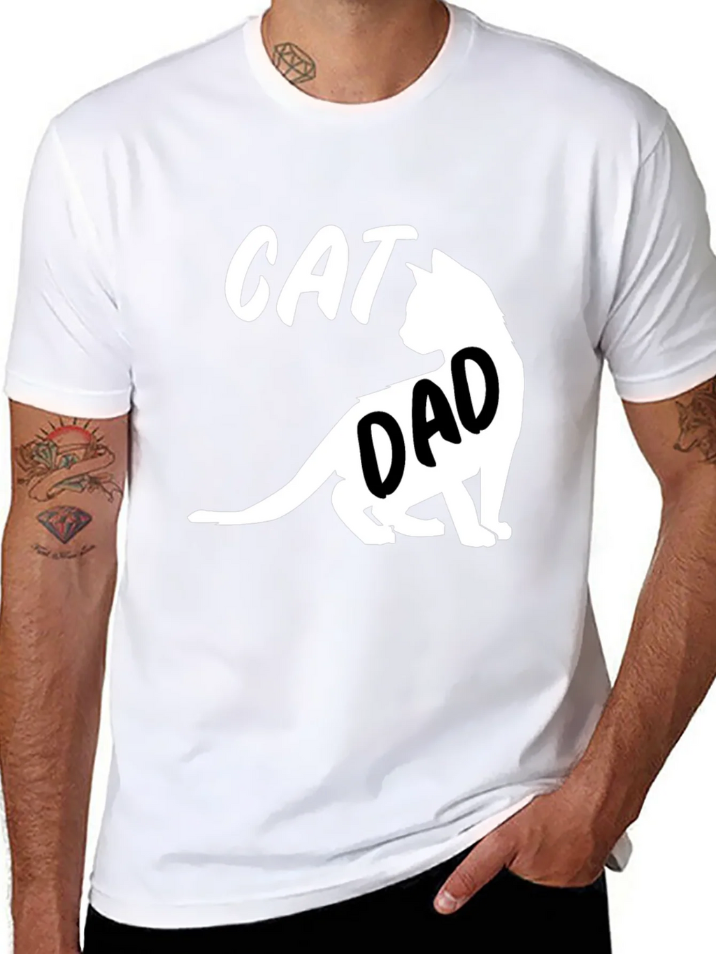 Cat Dad T-Shirt - Funny Pet Lover Tee product image 7