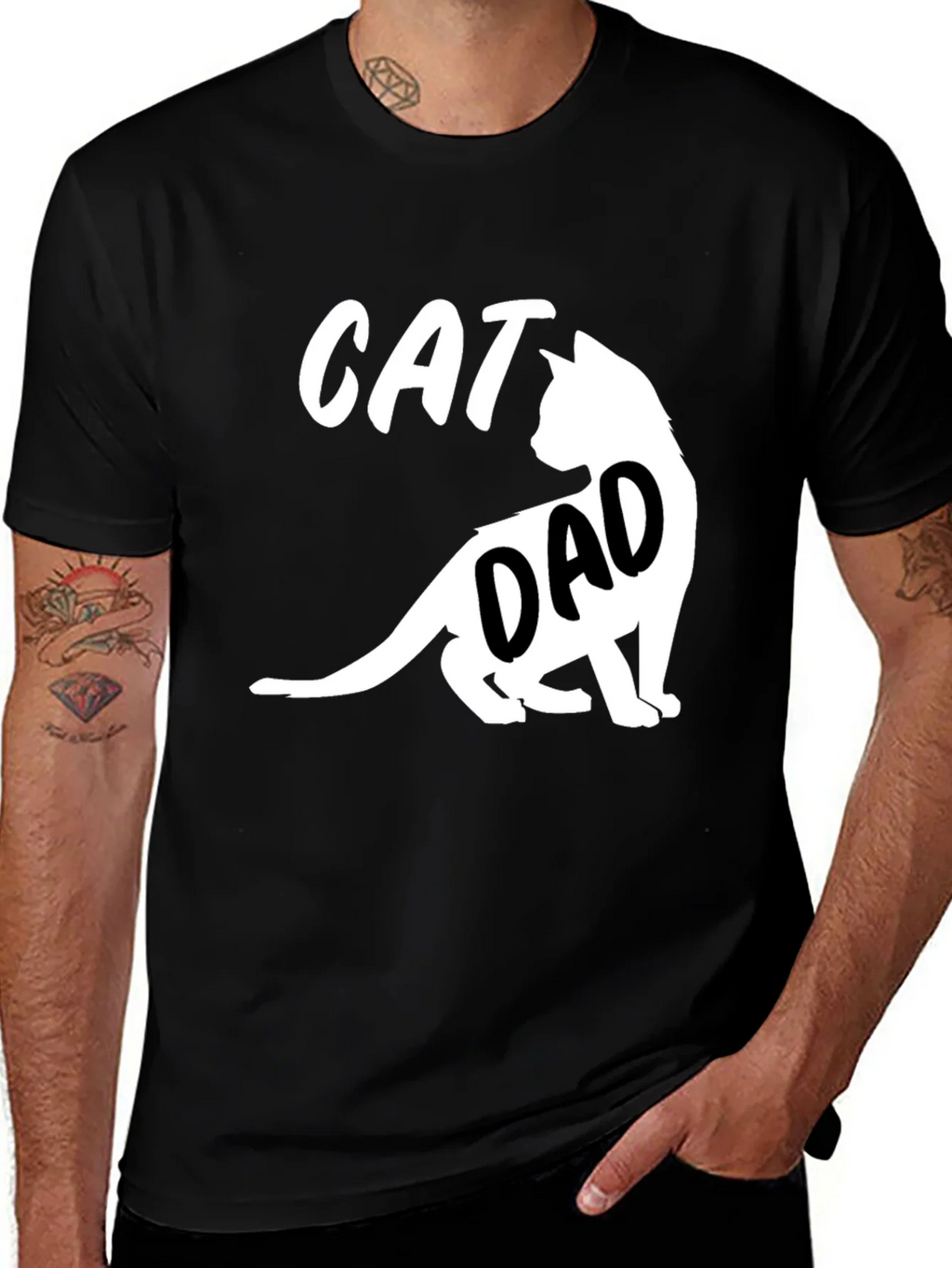Cat Dad T-Shirt - Funny Pet Lover Tee product image 1