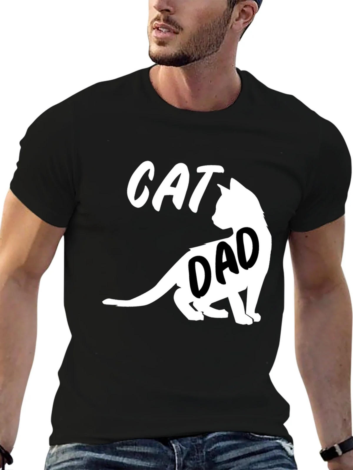 Cat Dad T-Shirt - Funny Pet Lover Tee product image 6