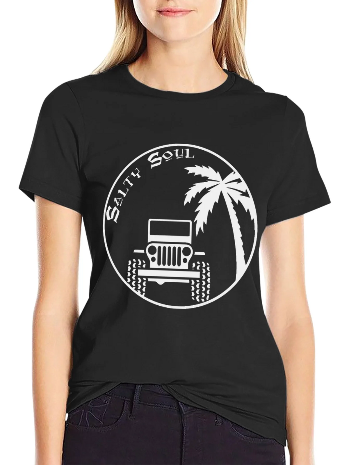 Salty Soul Jeep T-Shirt - Tropical Adventure Wear product image 2